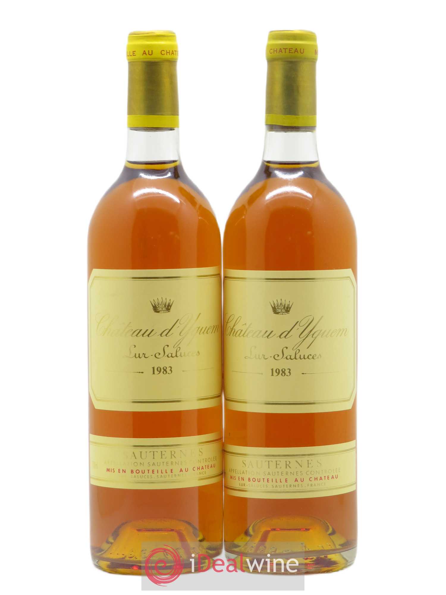Château d' Yquem 1er Cru Classé Supérieur 1983 - Lotto di 2 bottiglie - 0