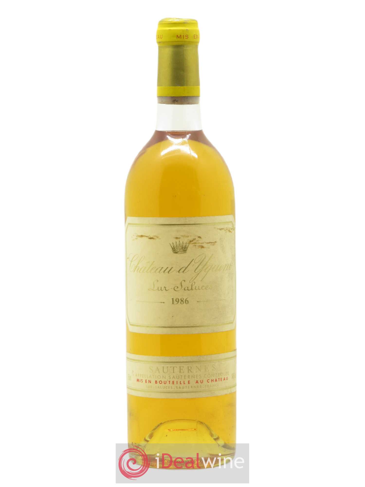 Château d' Yquem 1er Cru Classé Supérieur 1986 - Lotto di 1 bottiglia - 0