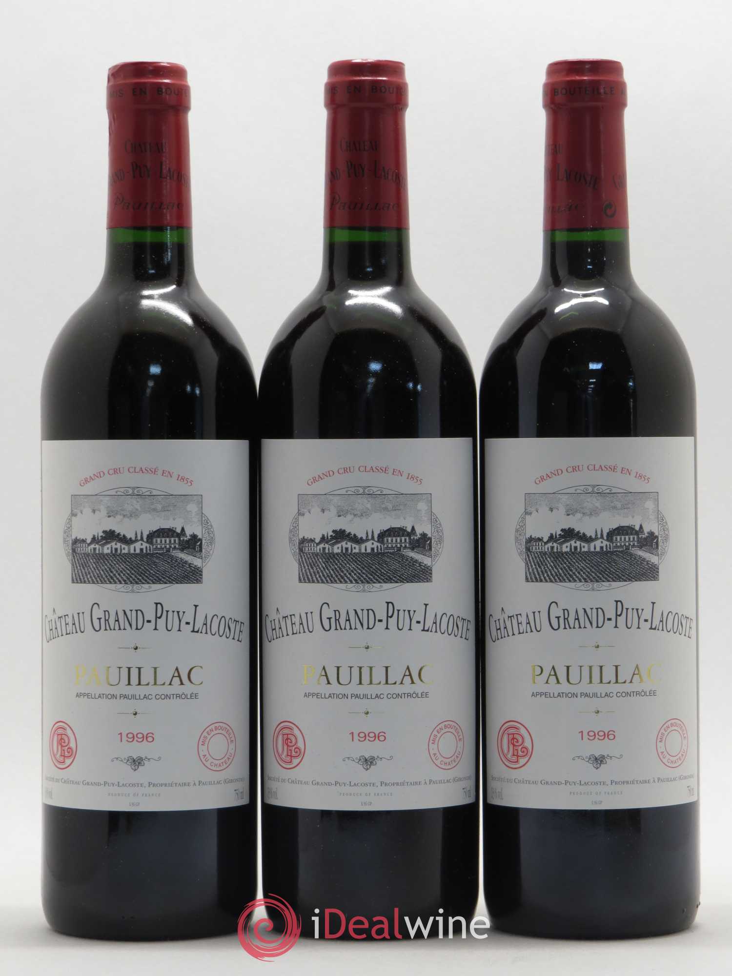 Château Grand Puy Lacoste 5ème Grand Cru Classé 1996 - Lot de 12 bouteilles - 4