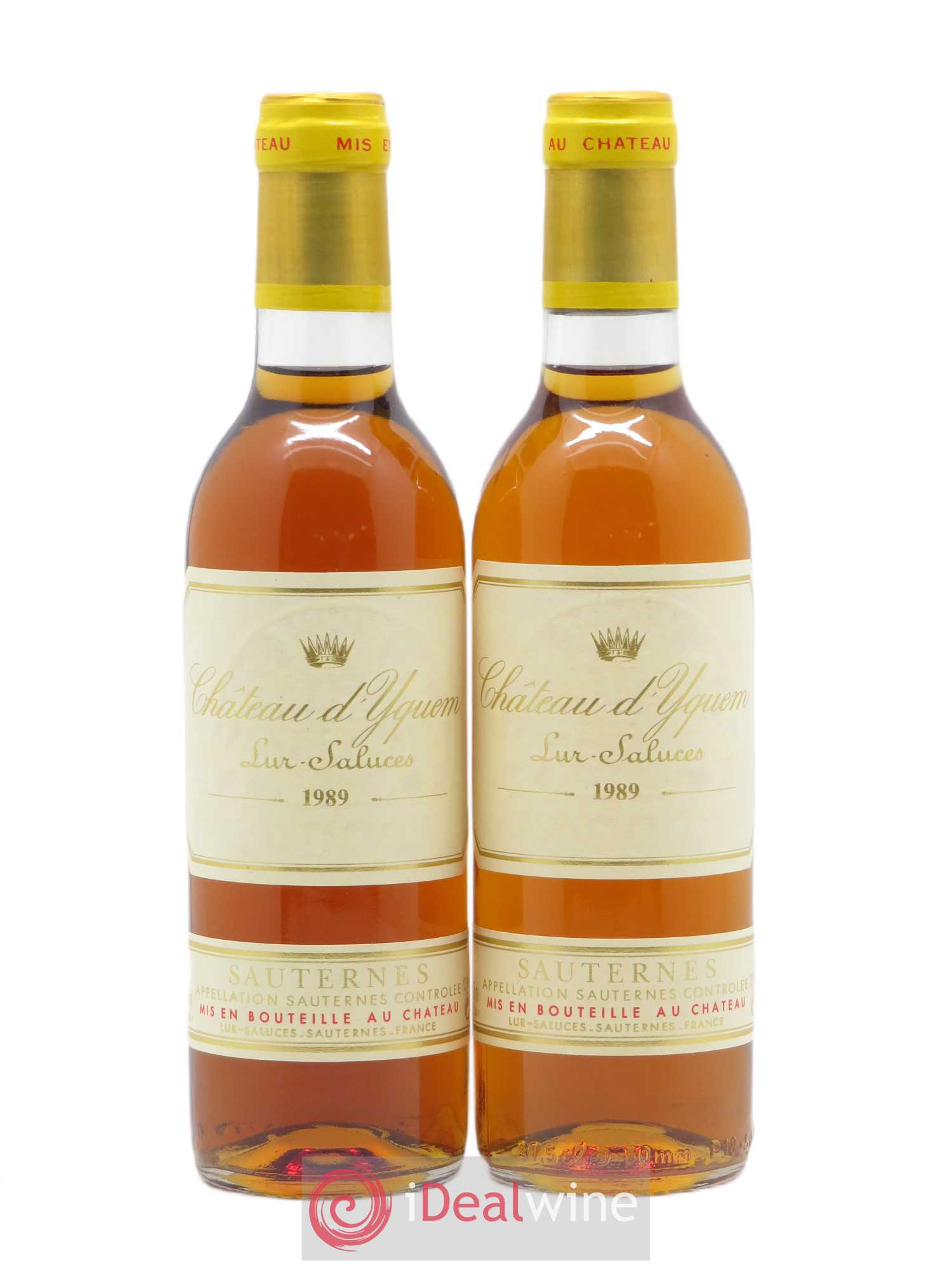 Château d' Yquem 1er Cru Classé Supérieur 1989 - Posten von 2 Demi-Flaschen - 0