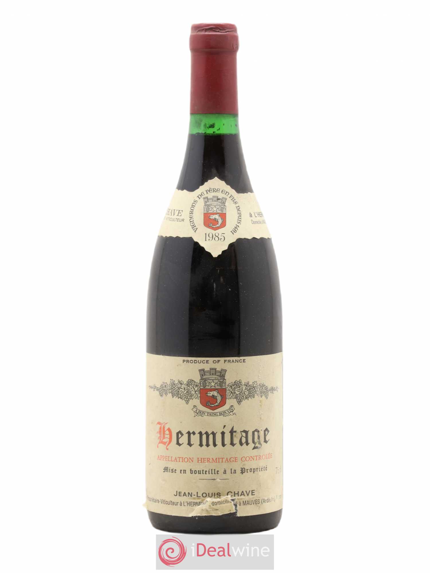 Hermitage Jean-Louis Chave 1985 - Lot de 1 bouteille - 0