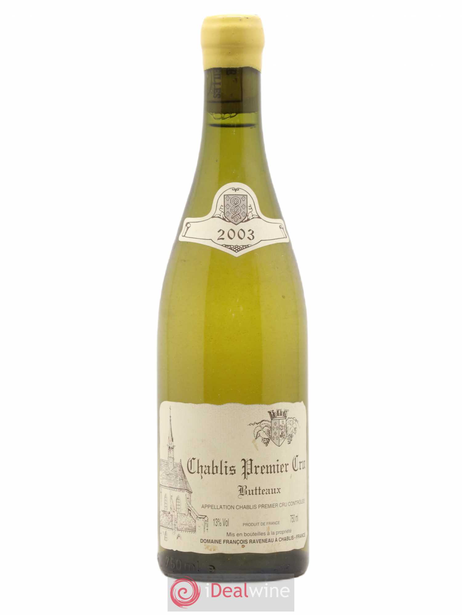 Chablis 1er Cru Butteaux Raveneau (Domaine) 2003 - Lot de 1 bouteille - 0