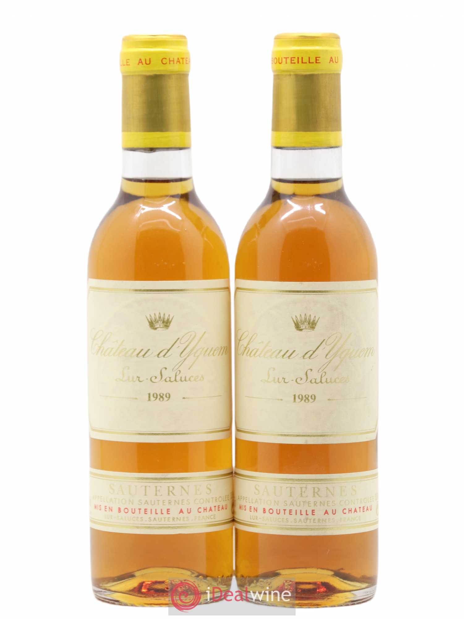 Château d' Yquem 1er Cru Classé Supérieur 1989 - Posten von 2 Demi-Flaschen - 0