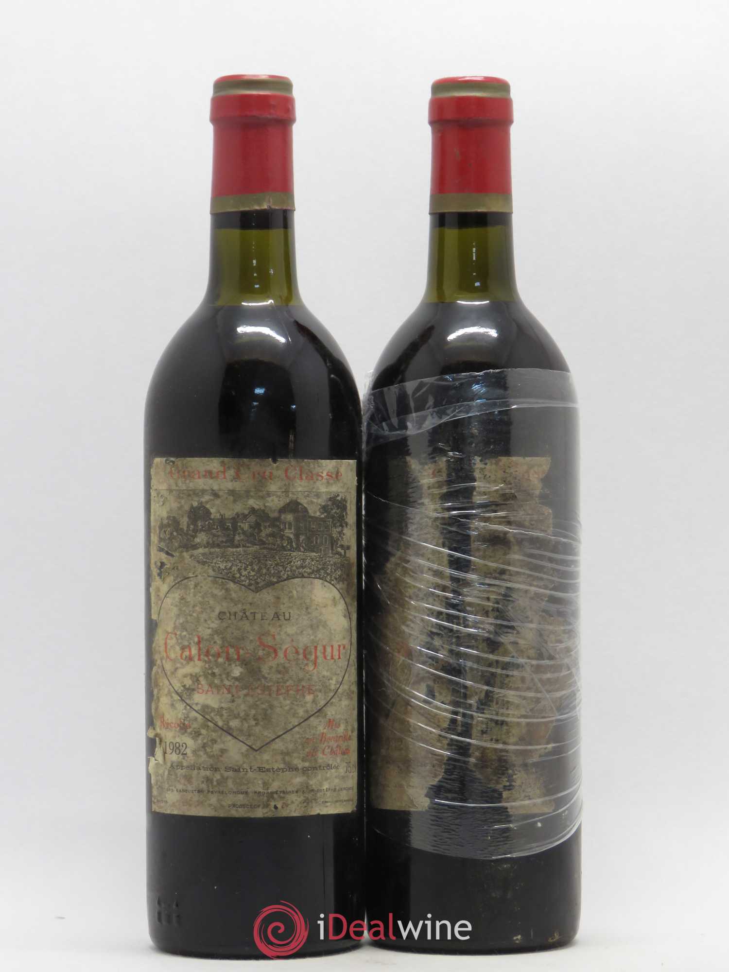 Château Calon Ségur 3ème Grand Cru Classé 1982 - Lot de 2 bouteilles - 0