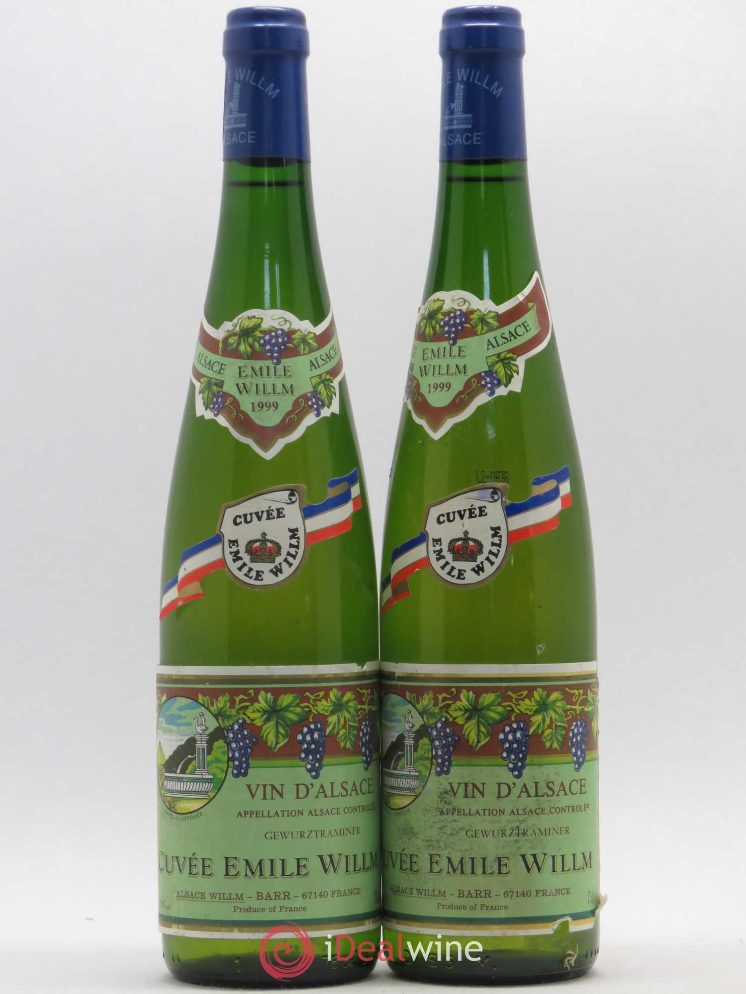 Gewurztraminer Cuvée Emile Willm Domaine Willm Barr 1999 - Posten von 2 Flaschen - 0
