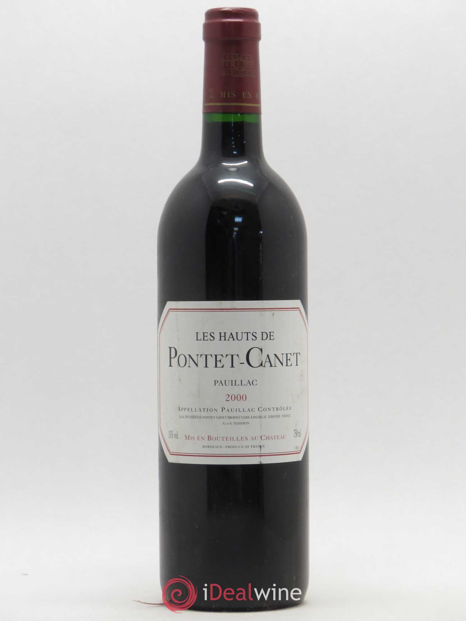 Les Hauts de Pontet-Canet Second Vin 2000 - Lot de 1 bouteille - 0