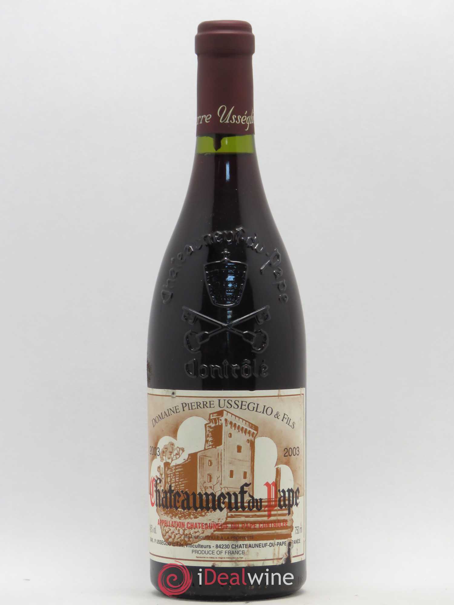 Châteauneuf-du-Pape Tradition Pierre Usseglio & Fils 2003 - Lot de 1 bouteille - 0