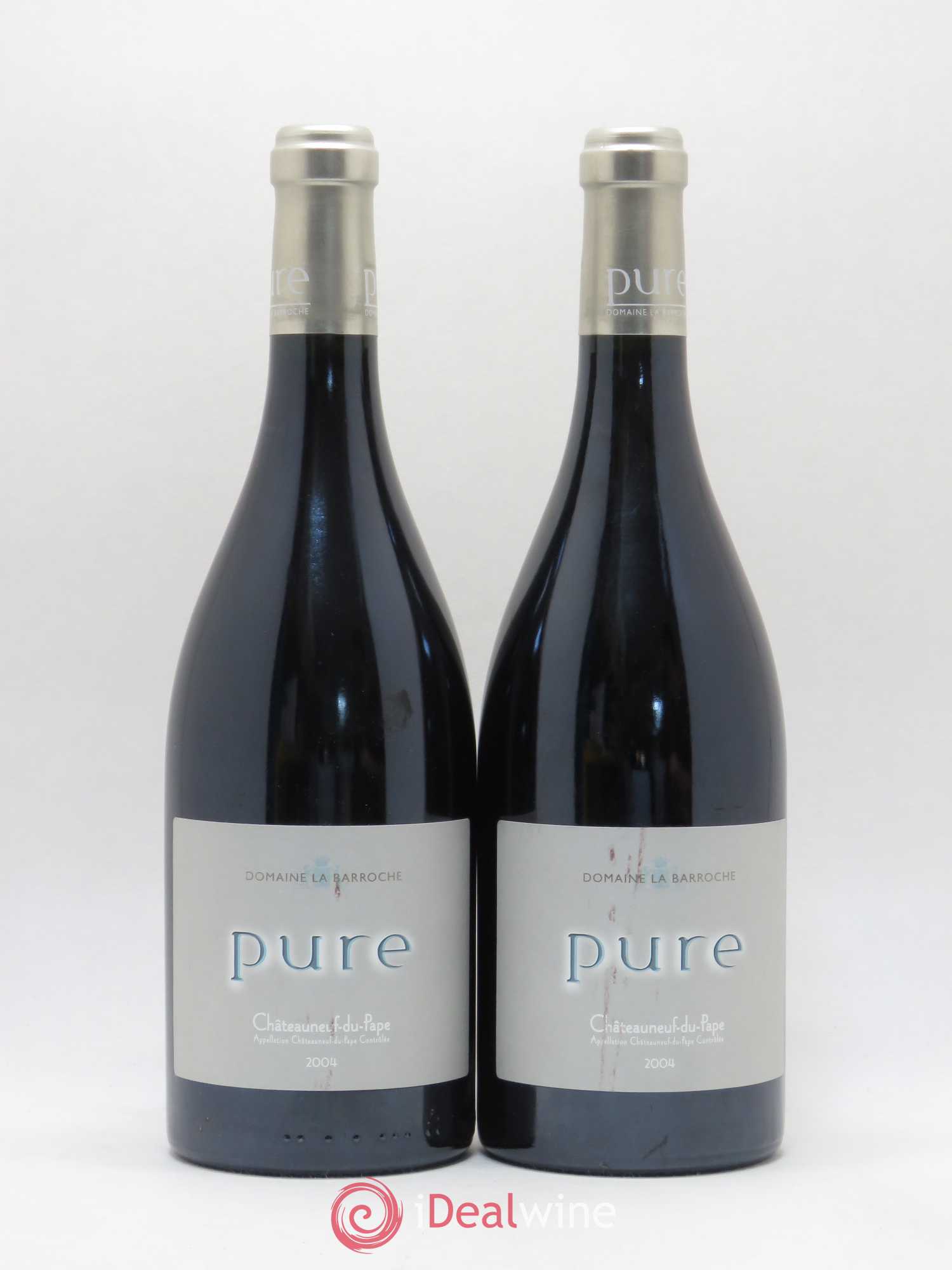 Châteauneuf-du-Pape Cuvée Pure Domaine La Barroche 2004 - Lot de 2 bouteilles - 0