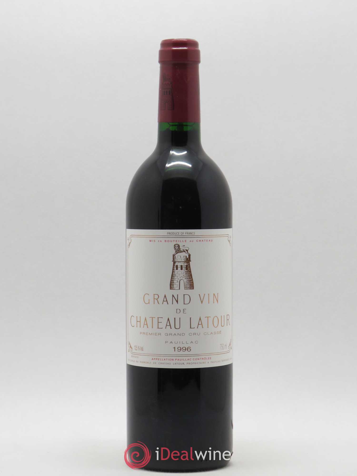 Château Latour 1er Grand Cru Classé 1996 - Lot de 1 bouteille - 0