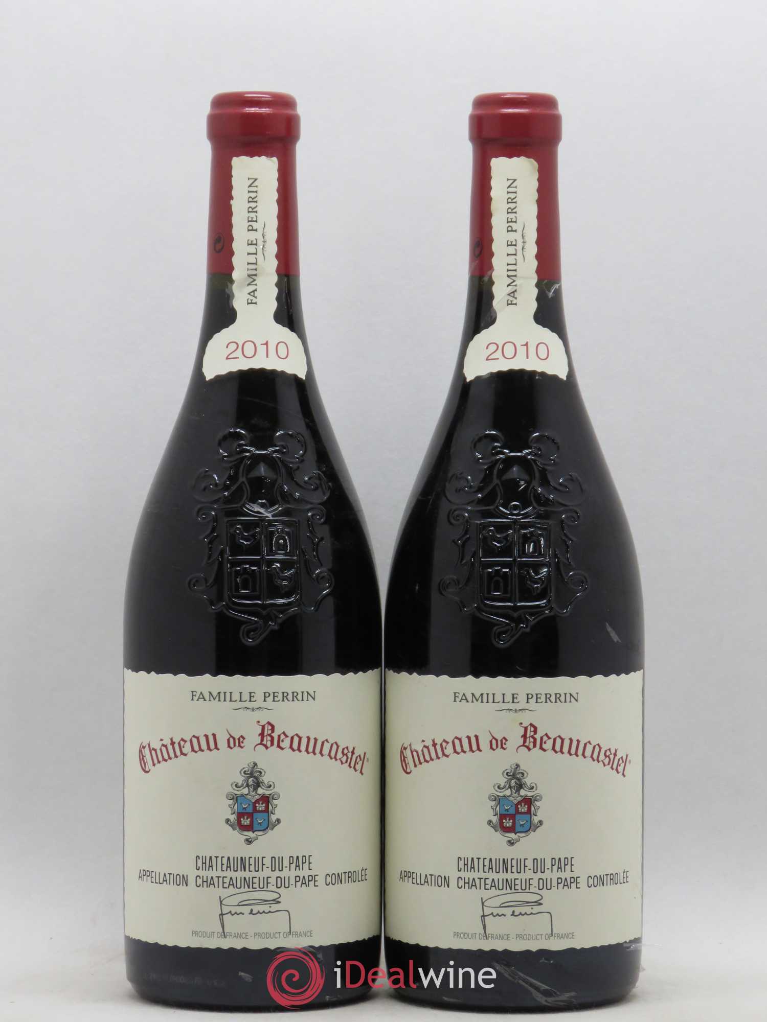 Châteauneuf-du-Pape Château de Beaucastel Famille Perrin 2010 - Lot de 2 bouteilles - 0