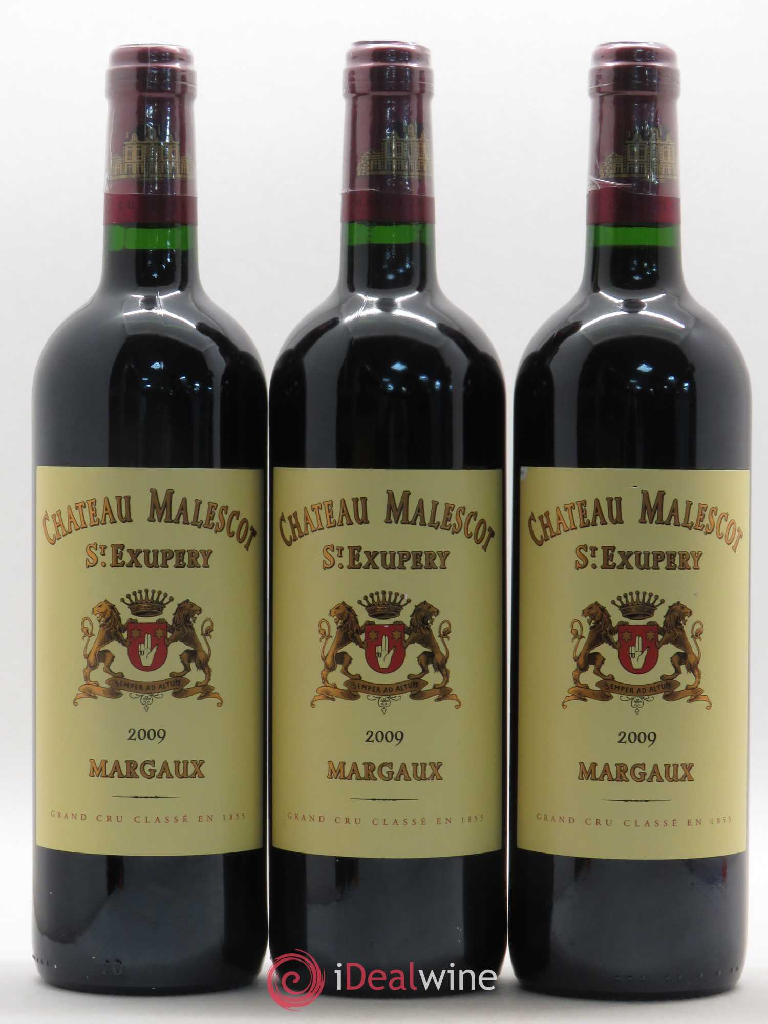 Château Malescot Saint-Exupéry 3ème Grand Cru Classé 2009 - Lot de 3 bouteilles - 0