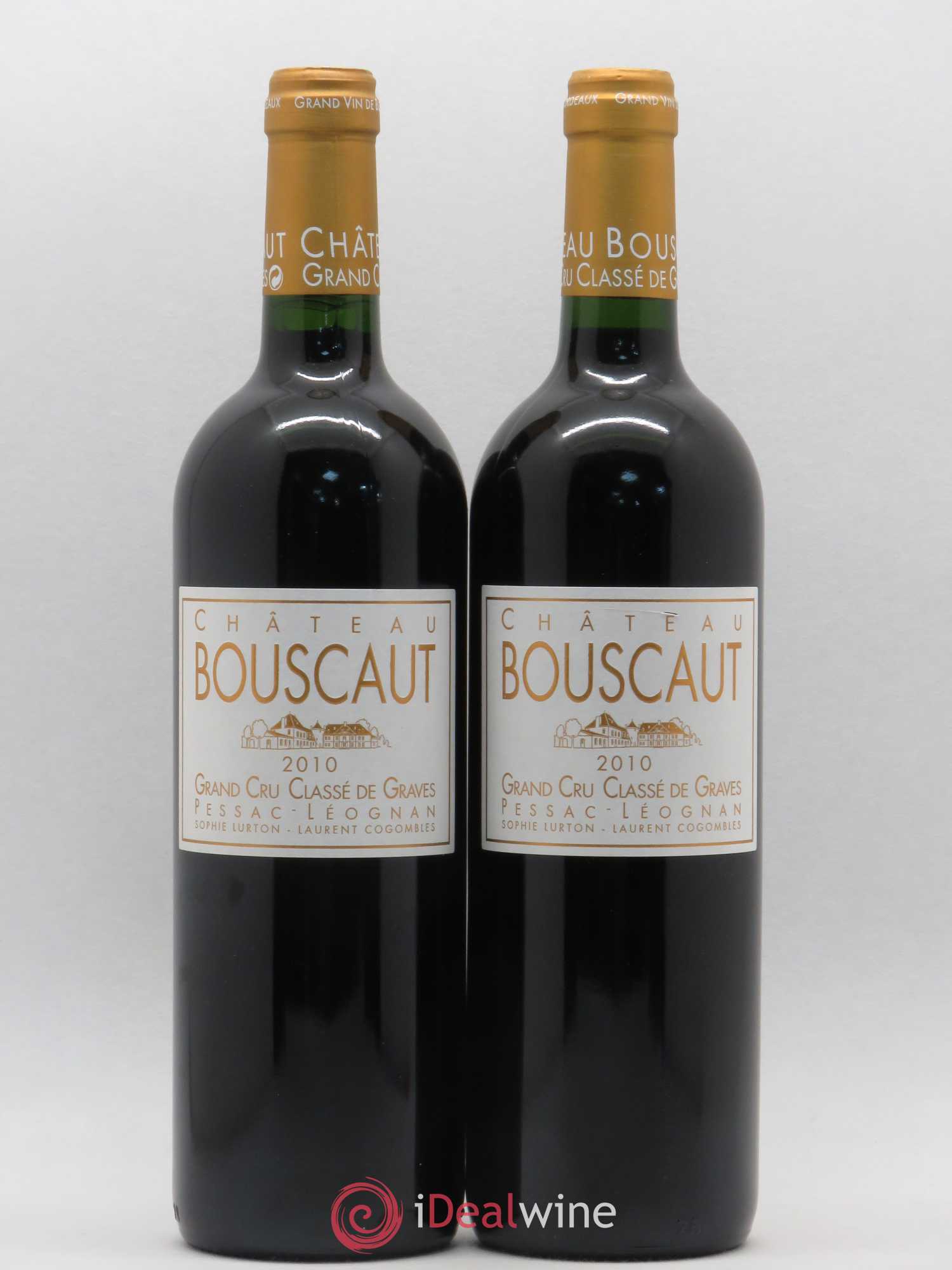 Château Bouscaut Cru Classé de Graves 2010 - Lot de 2 bouteilles - 0