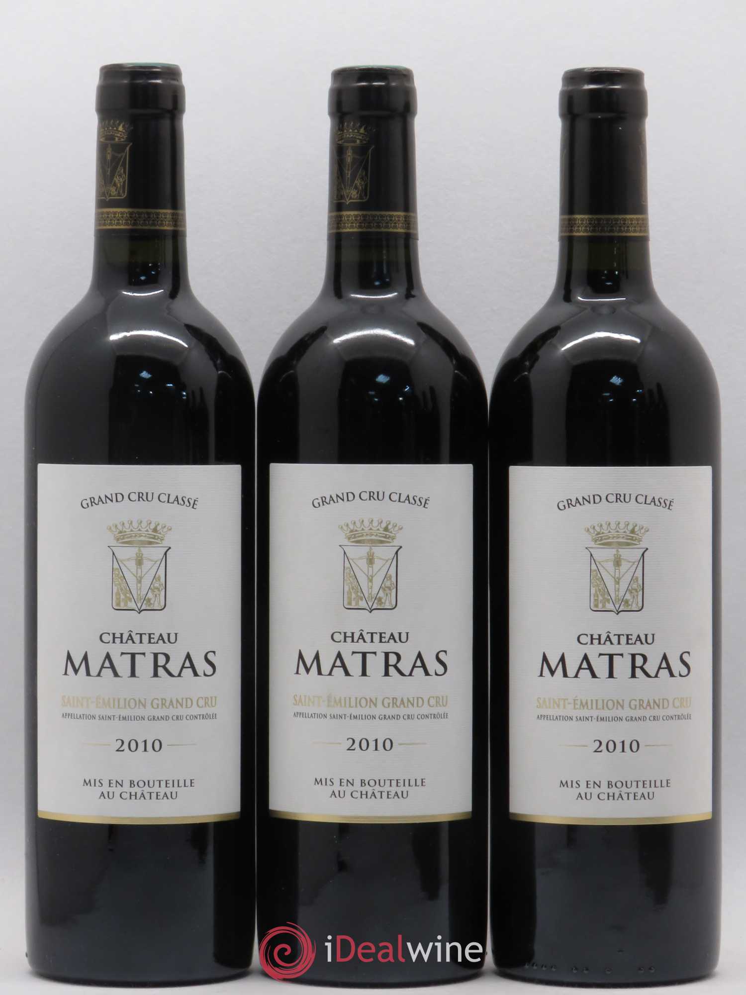 Château Matras 2010 - Lot de 6 bouteilles - 1