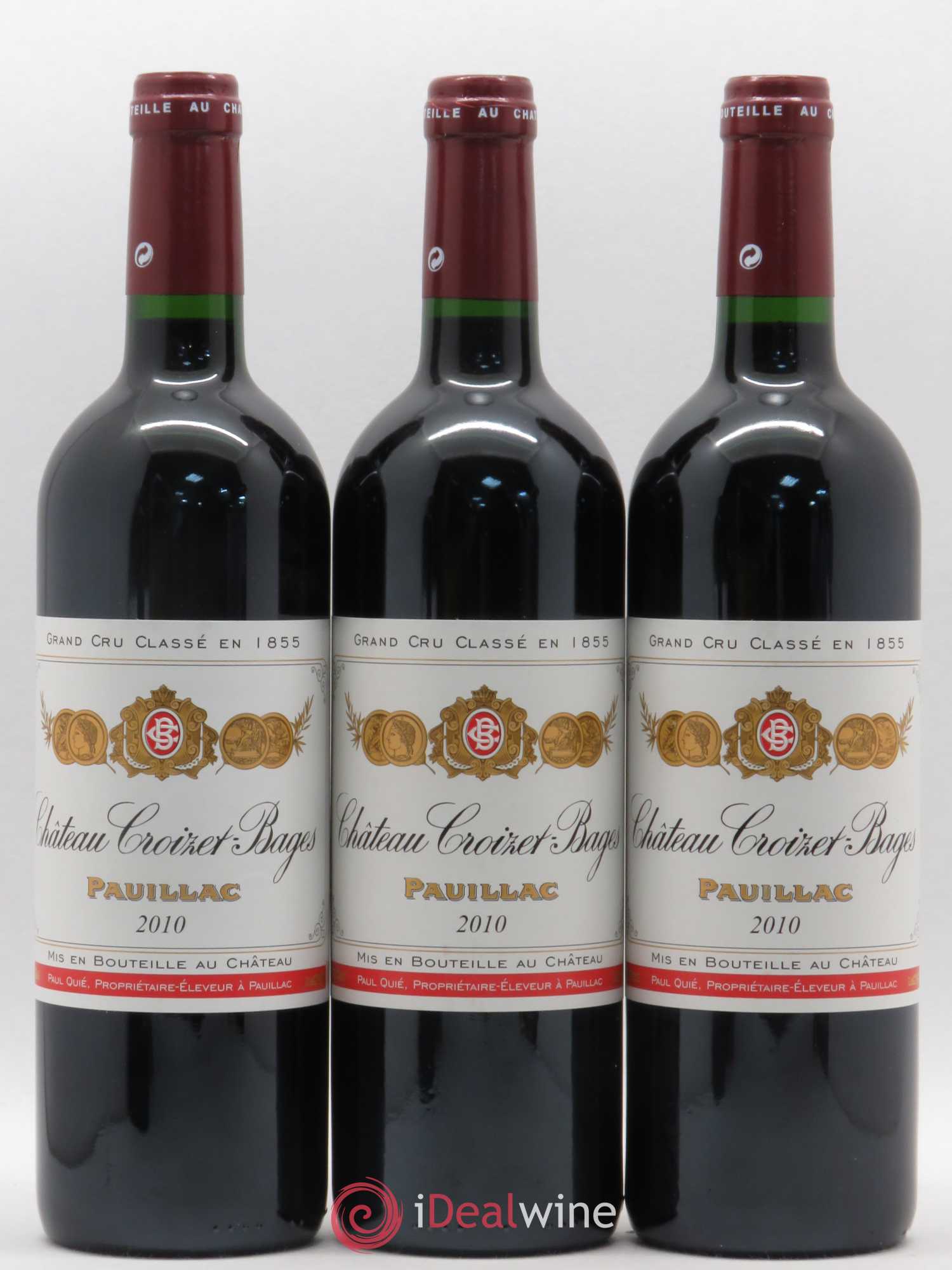 Château Croizet Bages 5ème Grand Cru Classé 2010 - Lot de 6 bouteilles - 2