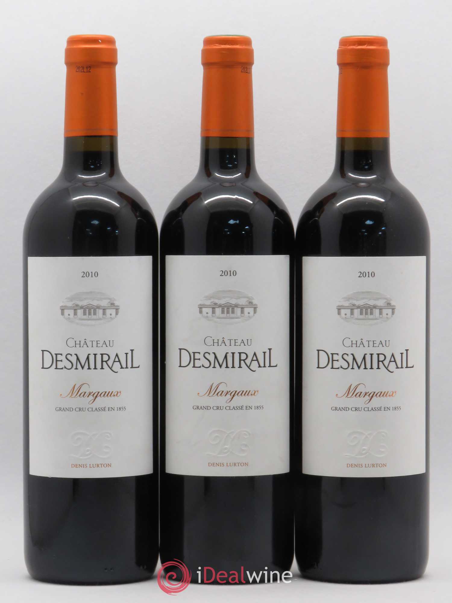 Château Desmirail 3ème Grand Cru Classé 2010 - Lot de 3 bouteilles - 0