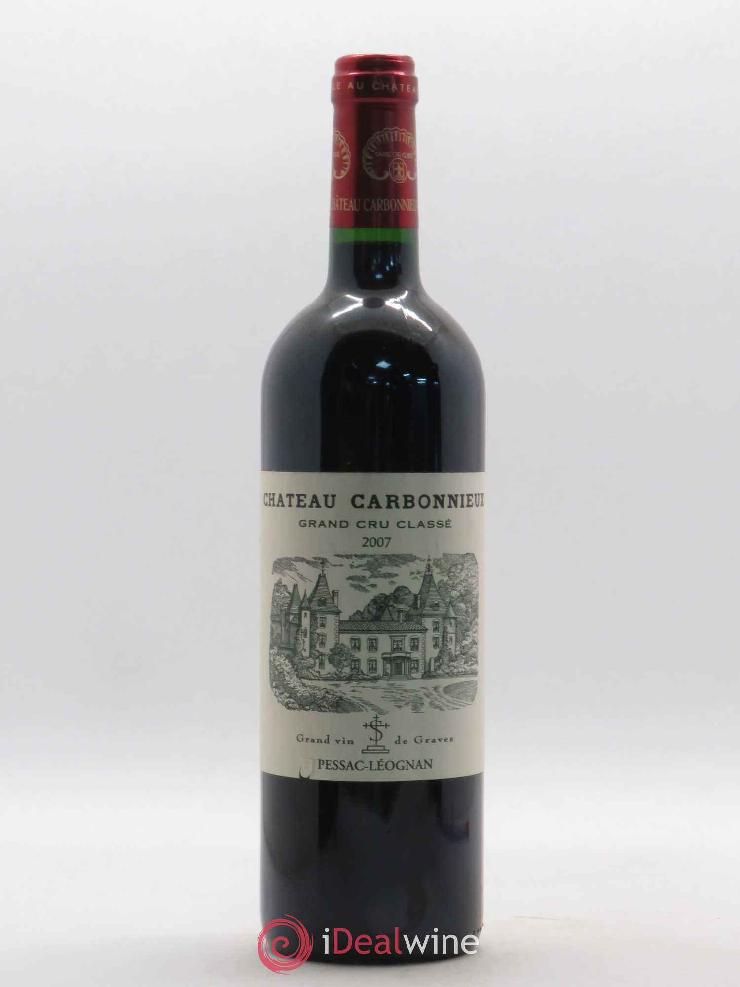 Château Carbonnieux Cru Classé de Graves 2007 - Lot de 1 bouteille - 0