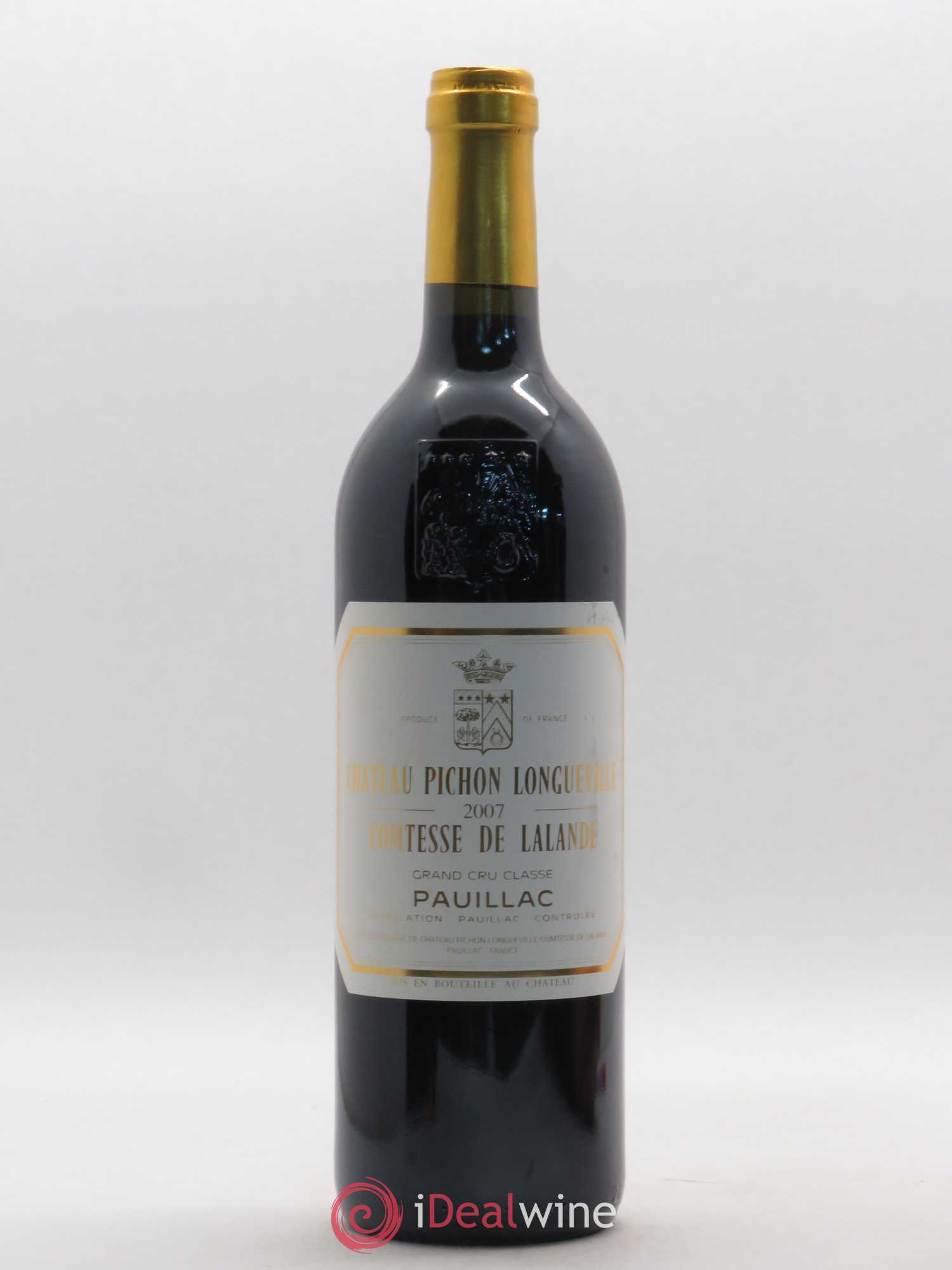 Château Pichon Longueville Comtesse de Lalande 2ème Grand Cru Classé 2007 - Lot de 1 bouteille - 0