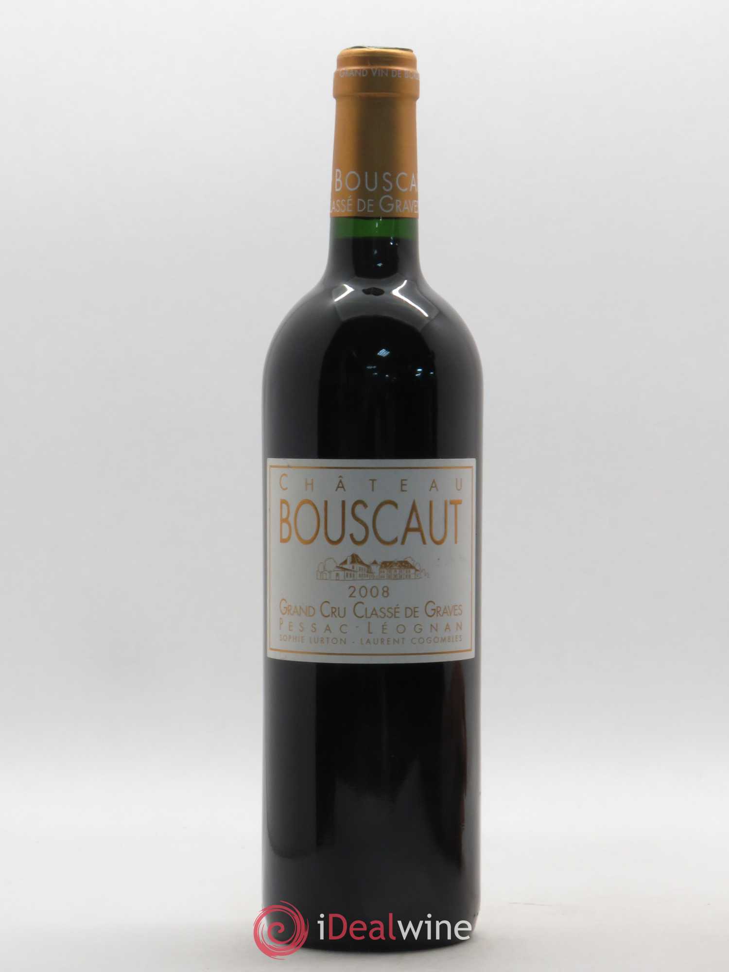 Château Bouscaut Cru Classé de Graves 2008 - Lot de 1 bouteille - 0