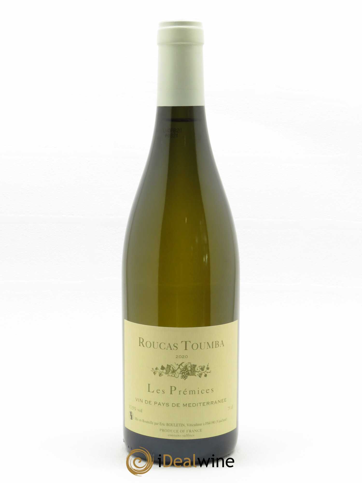 VDP de Méditerranée (anciennement Vacqueyras) Les Prémices Roucas Toumba  2020 - Lot of 1 bottle - 0