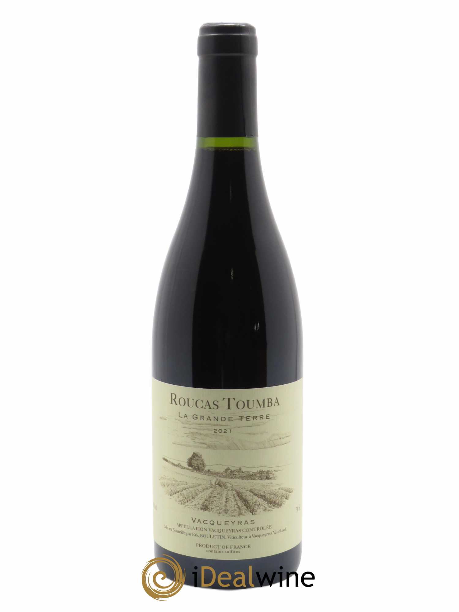 Vacqueyras La Grande Terre Roucas Toumba 2021 - Lot de 1 bouteille - 0