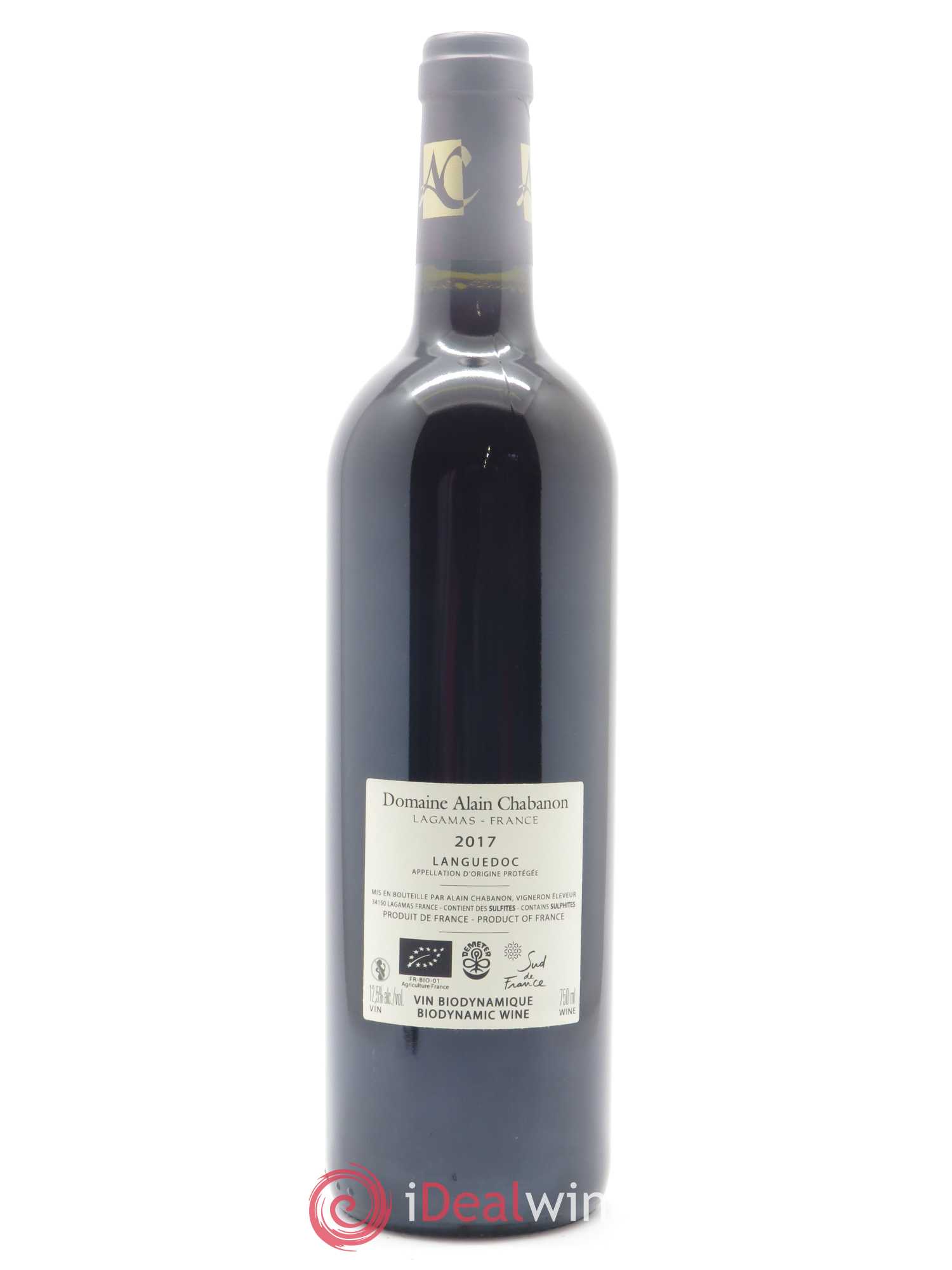 Terrasse du Larzac (anciennement Coteaux du Languedoc) Campredon Alain Chabanon (Domaine) 2017 - Lot de 1 bouteille - 1
