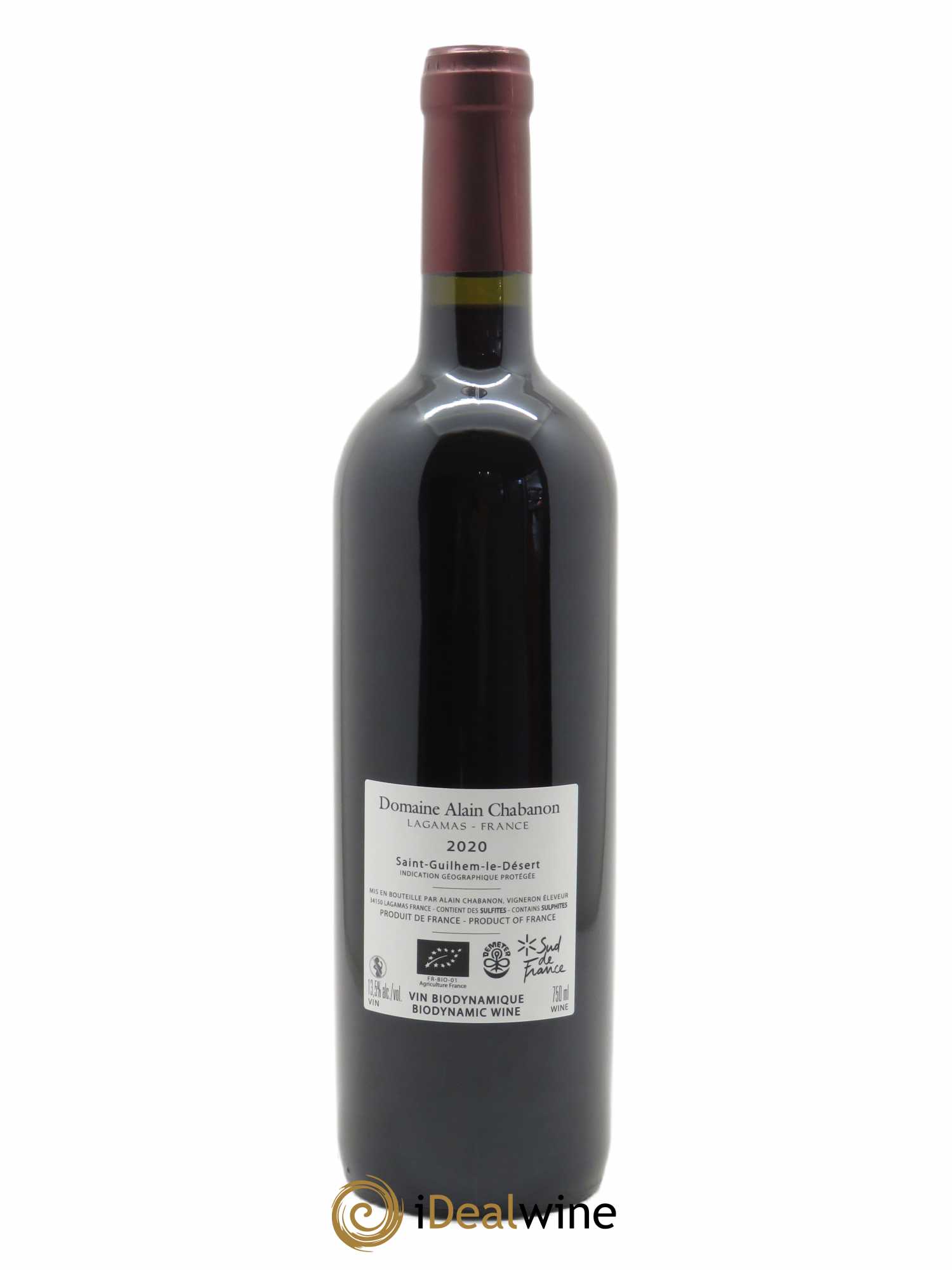 Saint-Guilhem-le-Désert (anciennement IGP Pays d'Oc) Alain Chabanon (Domaine) Le Petit Merle aux Alouettes 2020 - Posten von 1 Flasche - 1