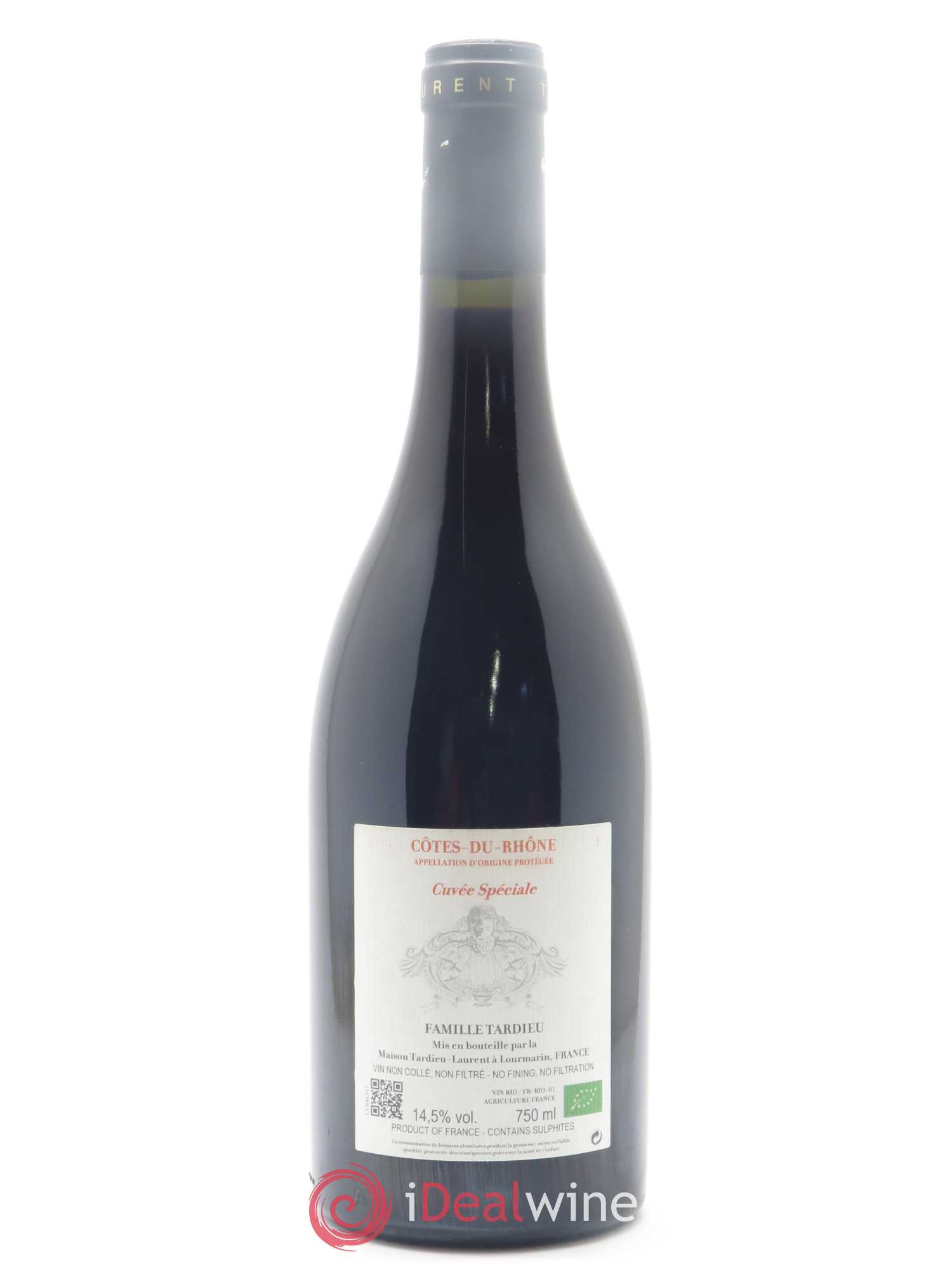 Côtes-du-Rhône Cuvée spéciale Maison Tardieu-Laurent 2017 - Lot de 1 bouteille - 1