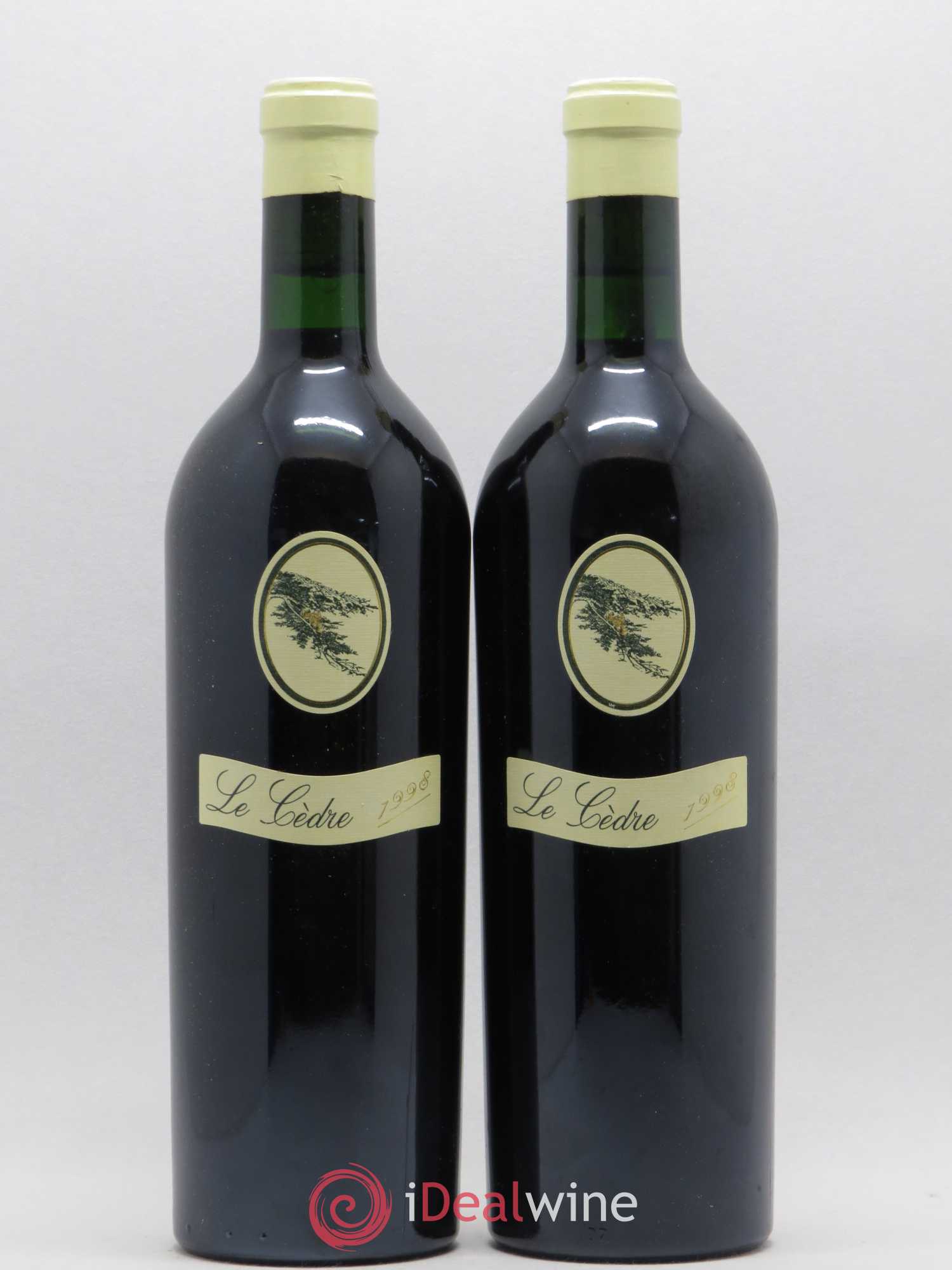 Cahors Château du Cèdre Cuvée Le Cèdre Pascal et Jean-Marc Verhaeghe 1998 - Lot de 2 bouteilles - 0