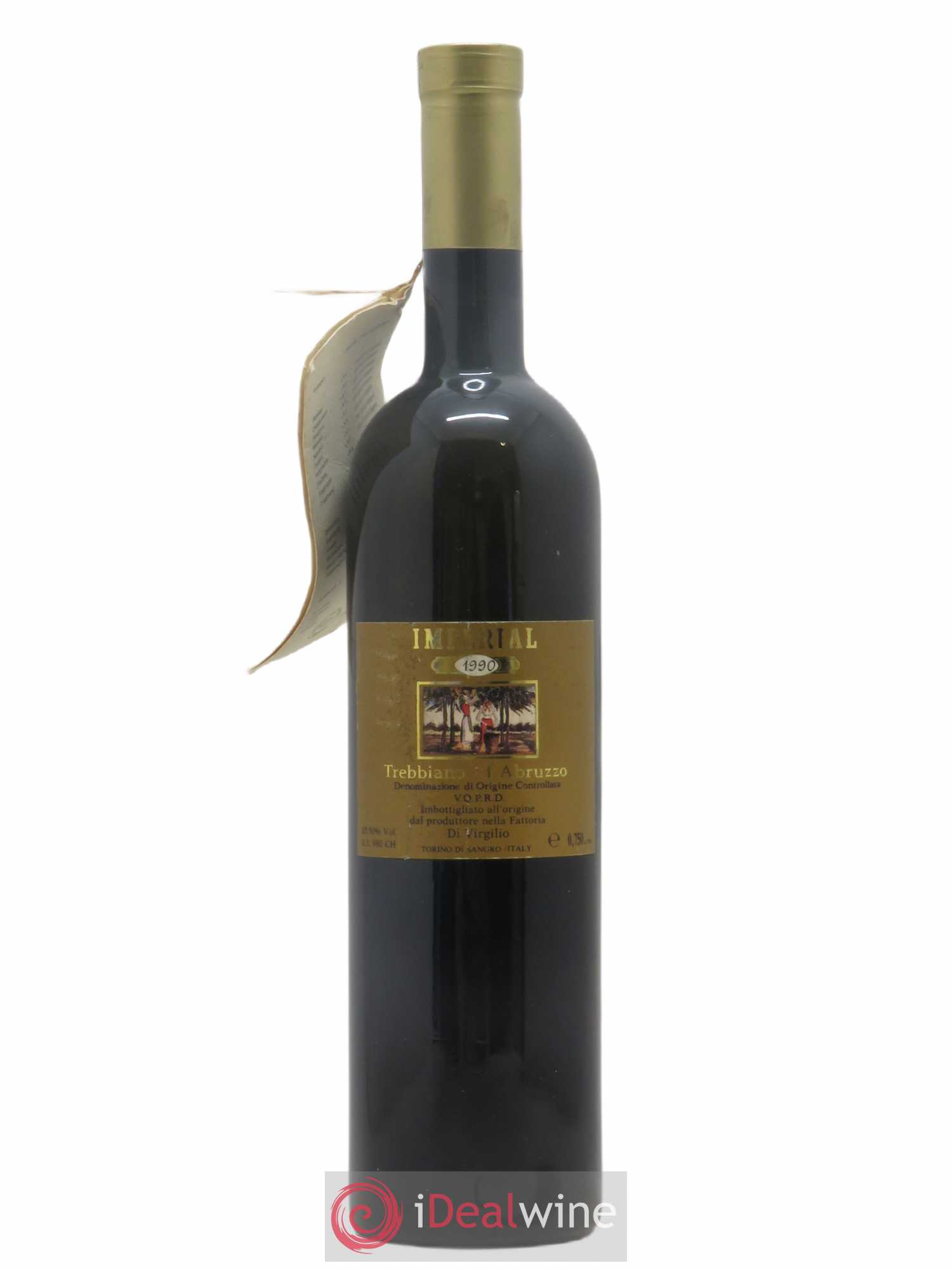 Italie Trebiano d'Abruzzo Imperial Fattoria di Virgilio 1990 - Posten von 1 Flasche - 0