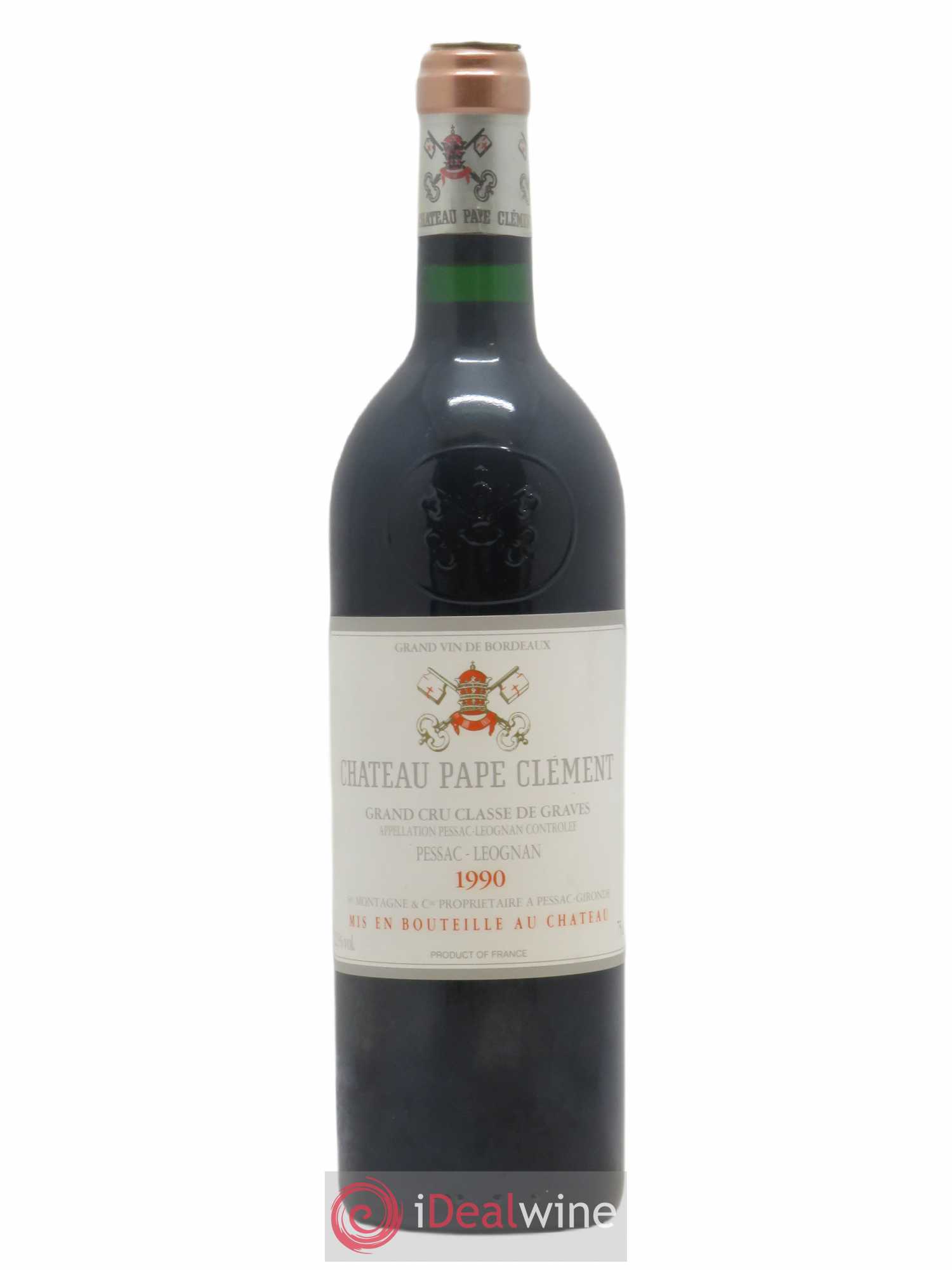 Château Pape Clément Cru Classé de Graves 1990 - Lot de 1 bouteille - 0