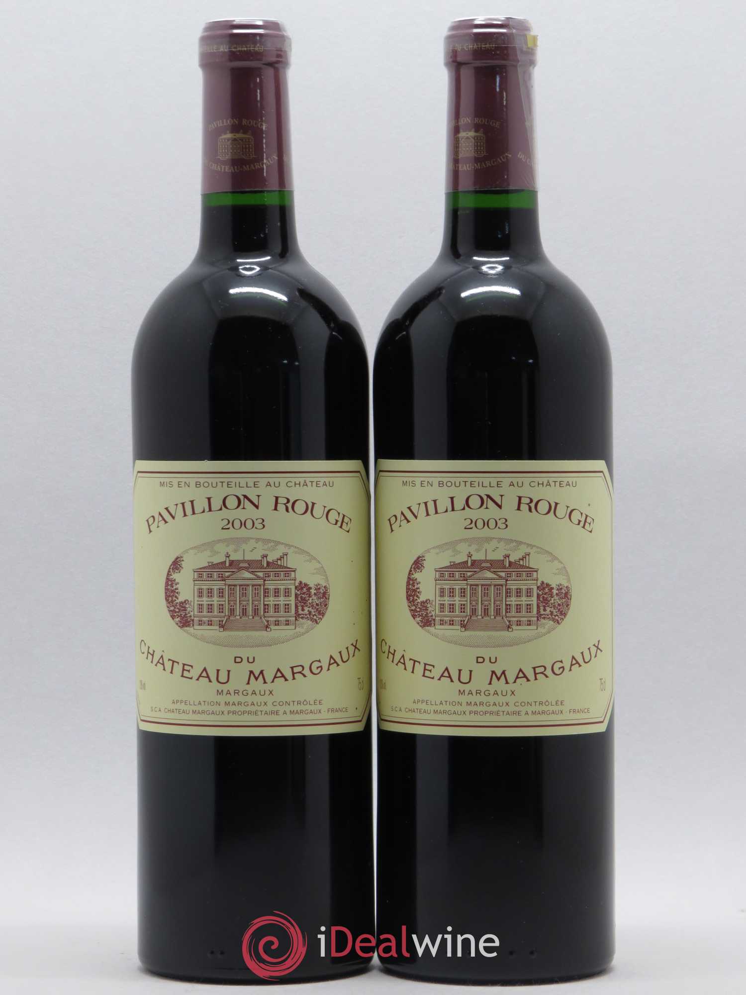 Pavillon Rouge du Château Margaux Second Vin 2003 - Lot de 2 bouteilles - 0