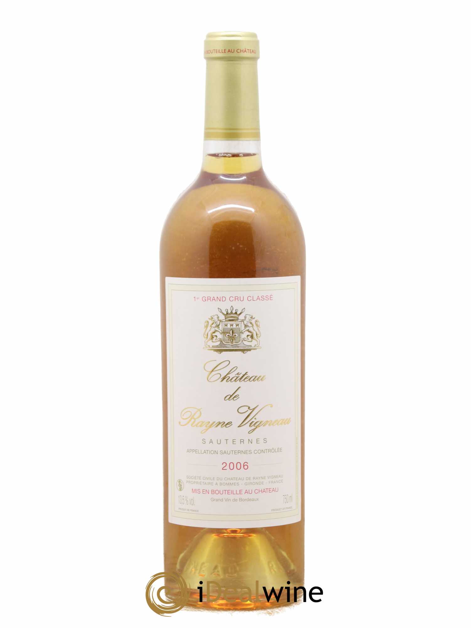 Château de Rayne Vigneau 1er Grand Cru Classé 2006 - Lotto di 1 bottiglia - 0