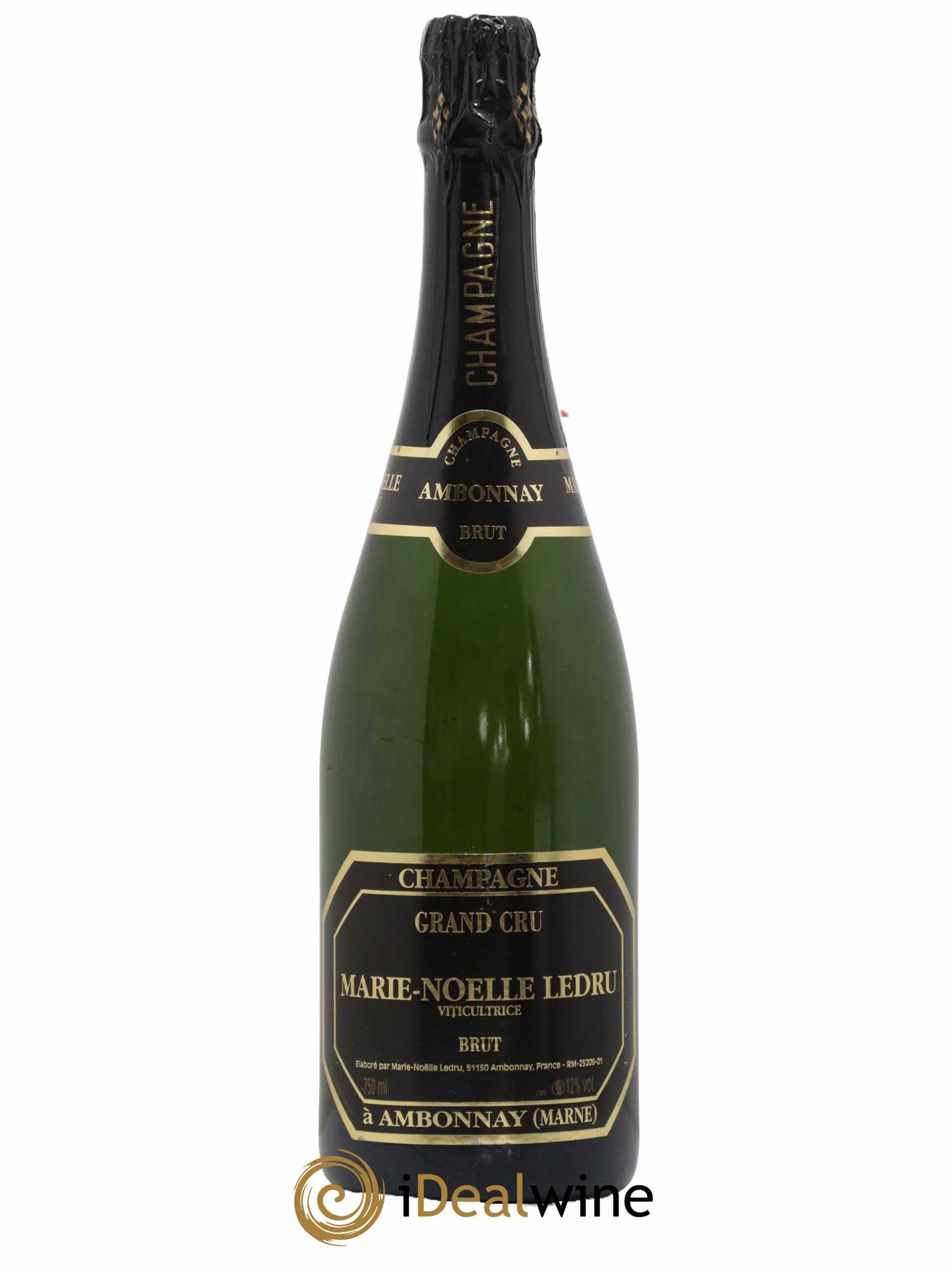 Champagne Brut Grand Cru Marie-Noelle Ledru - Lot de 1 bouteille - 0