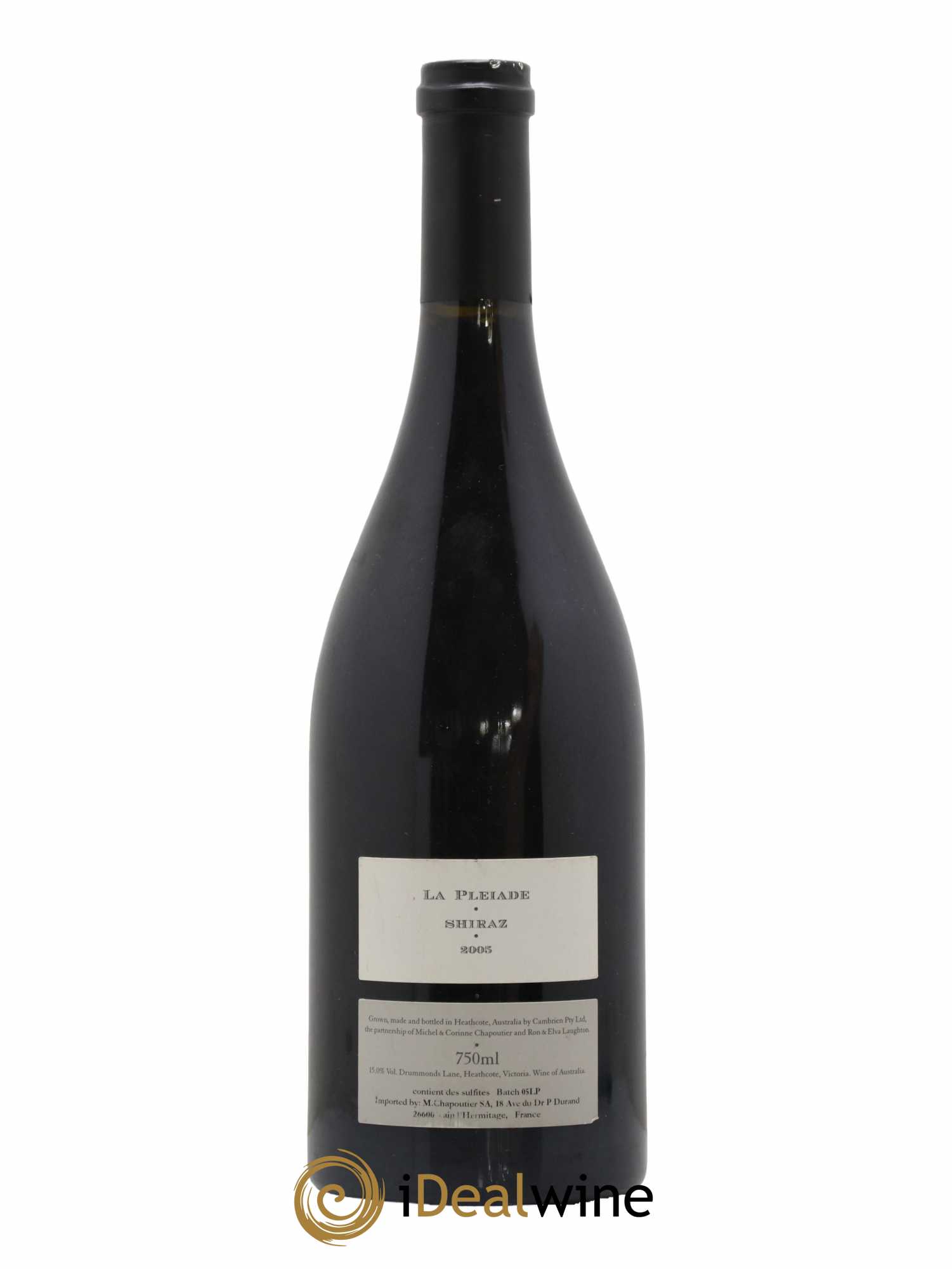 Australie Cambrien La Pleiade Chapoutier 2005 - Lot de 1 bouteille - 1