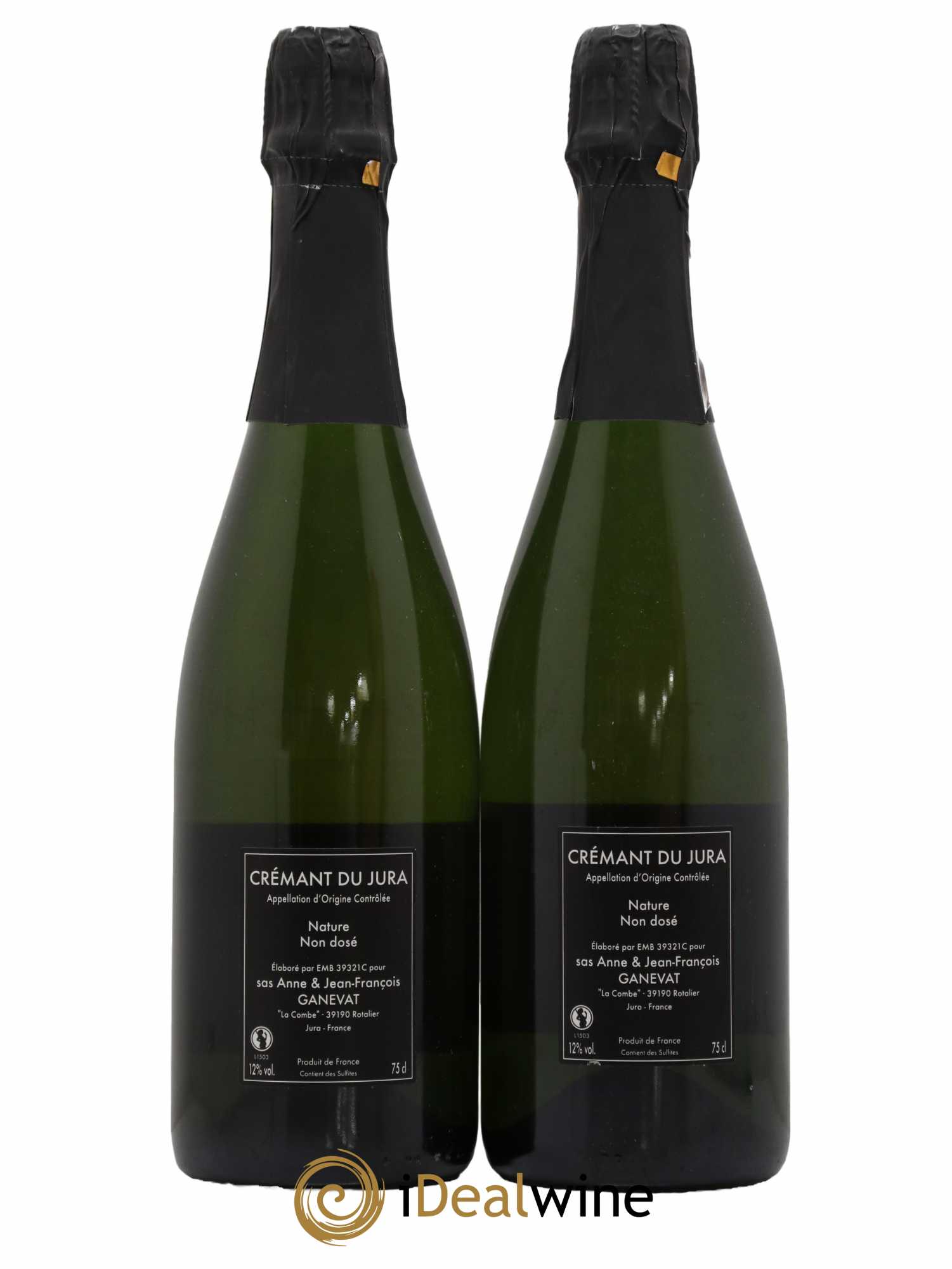 Crémant du Jura Jean-François Ganevat (Domaine) - Lot de 2 bouteilles - 1