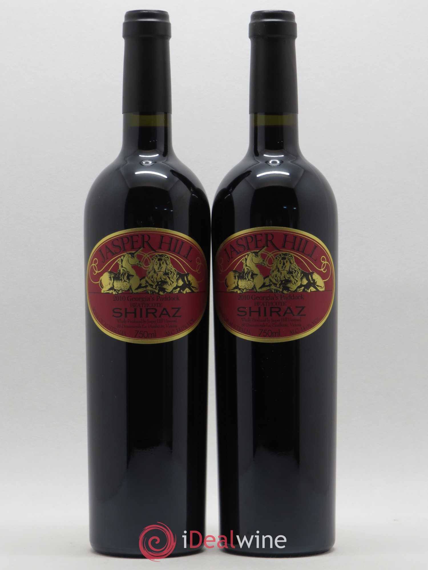Australie Jasper Hill Georgia's Paddock SHIRAZ 2010 - Posten von 2 Flaschen - 0