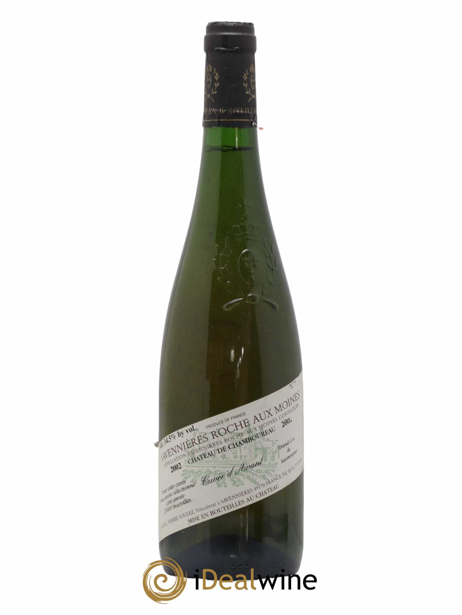 Savennières Roche aux Moines Cuvée d'avant Château de Chamboureau 2002 - Lot de 1 bouteille - 0