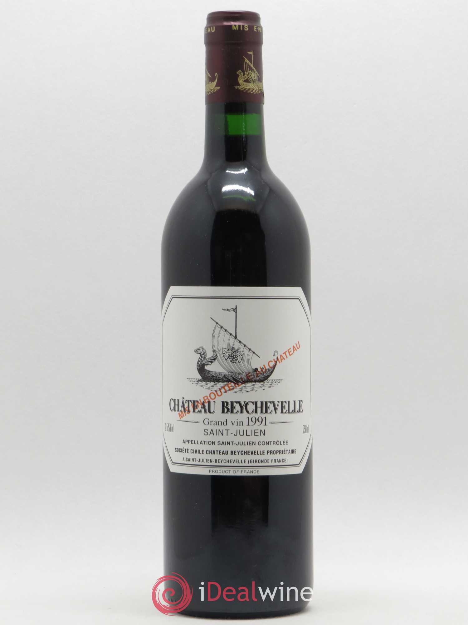 Château Beychevelle 4ème Grand Cru Classé 1991 - Lot de 1 bouteille - 0