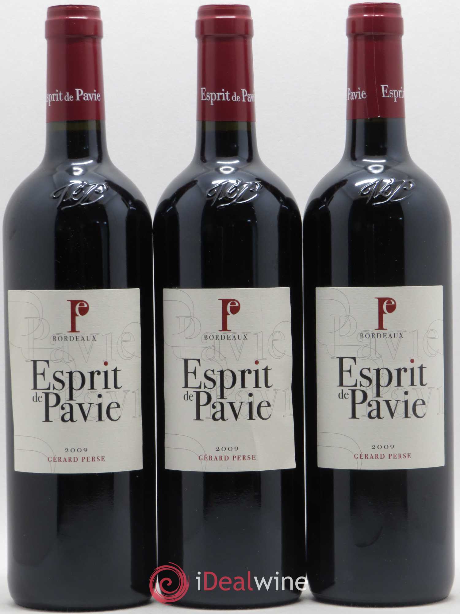 Bordeaux Esprit de Pavie 2009 - Lot de 3 bouteilles - 0