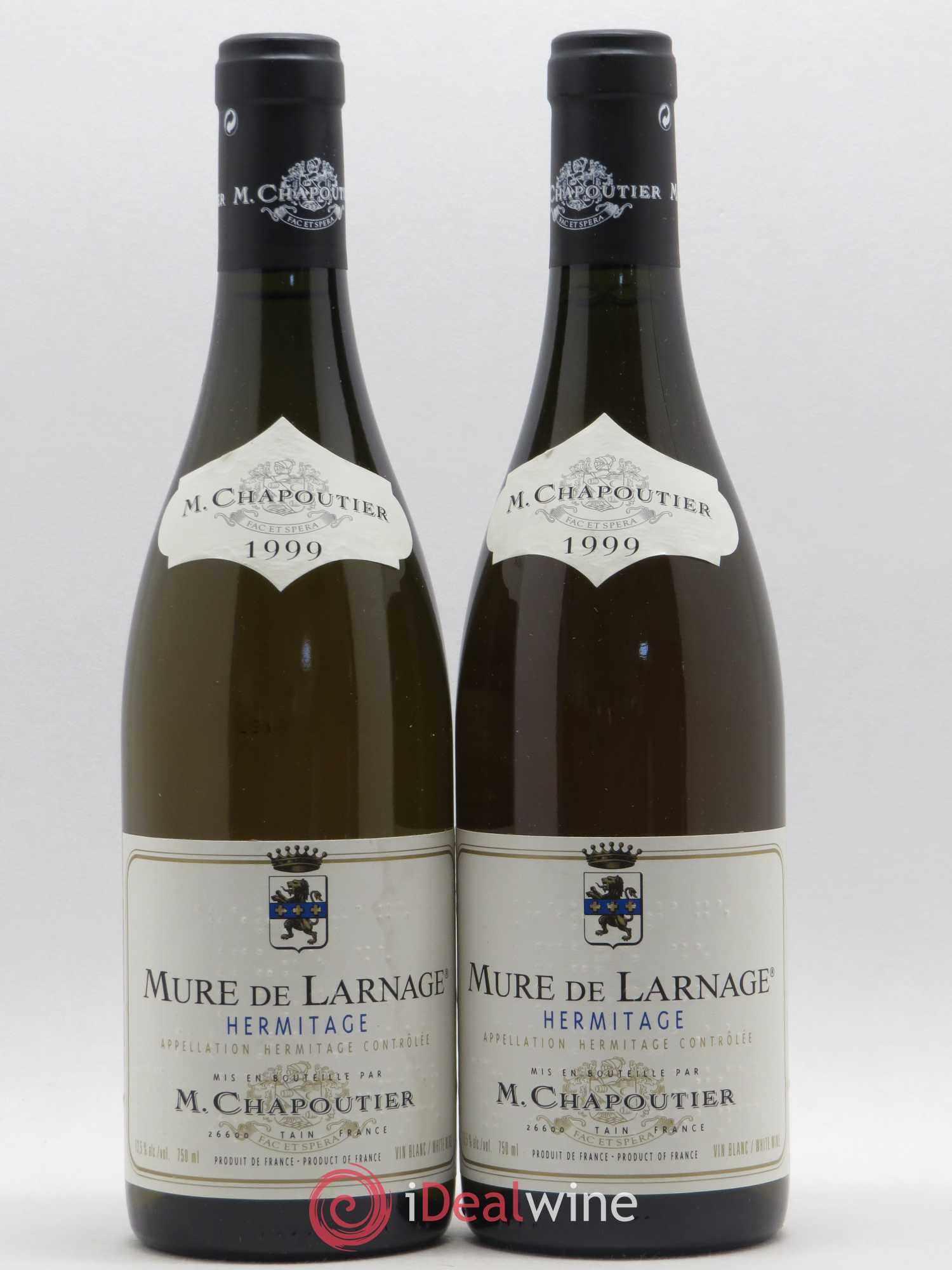 Hermitage Mure de Larnage Chapoutier 1999 - Posten von 2 Flaschen - 0