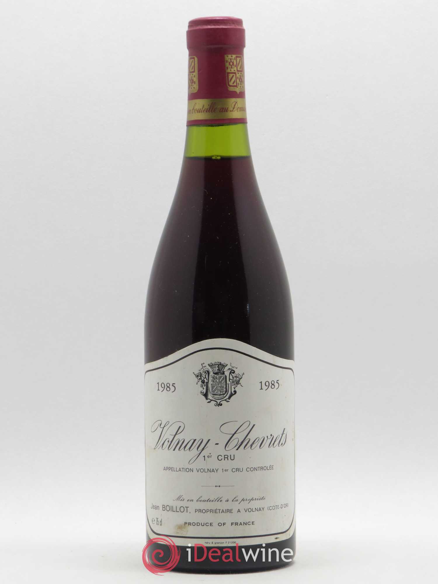 Volnay 1er Cru Jean Boillot 1985 - Lot de 1 bouteille - 0