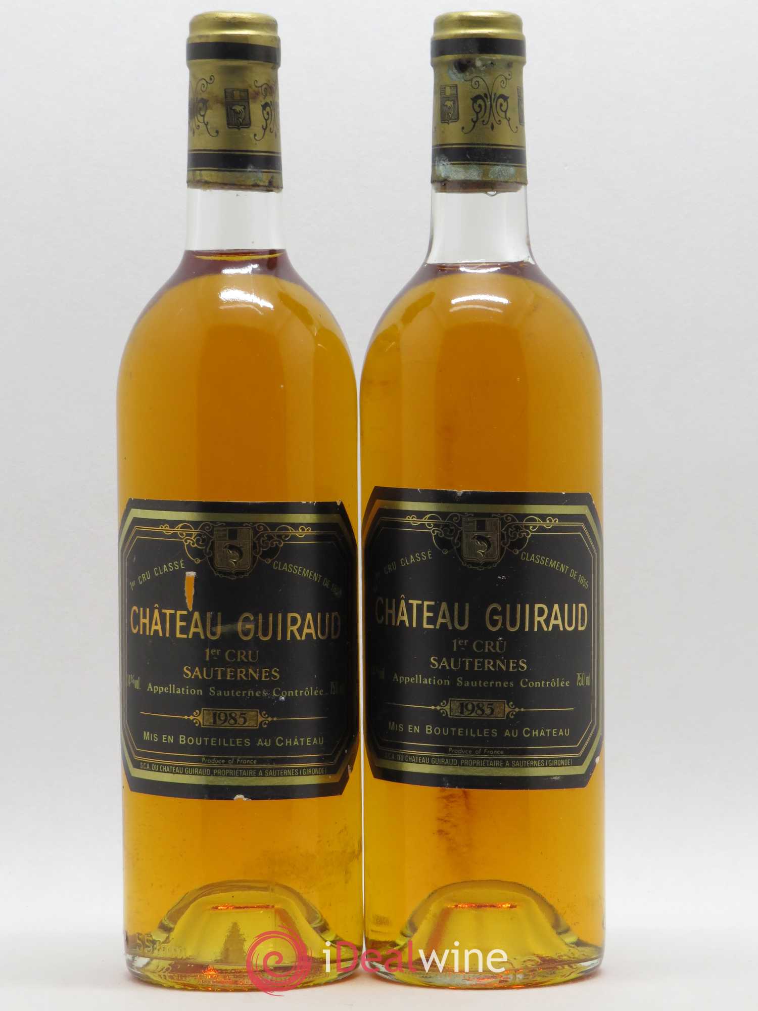 Château Guiraud 1er Grand Cru Classé 1985 - Lotto di 2 bottiglie - 0