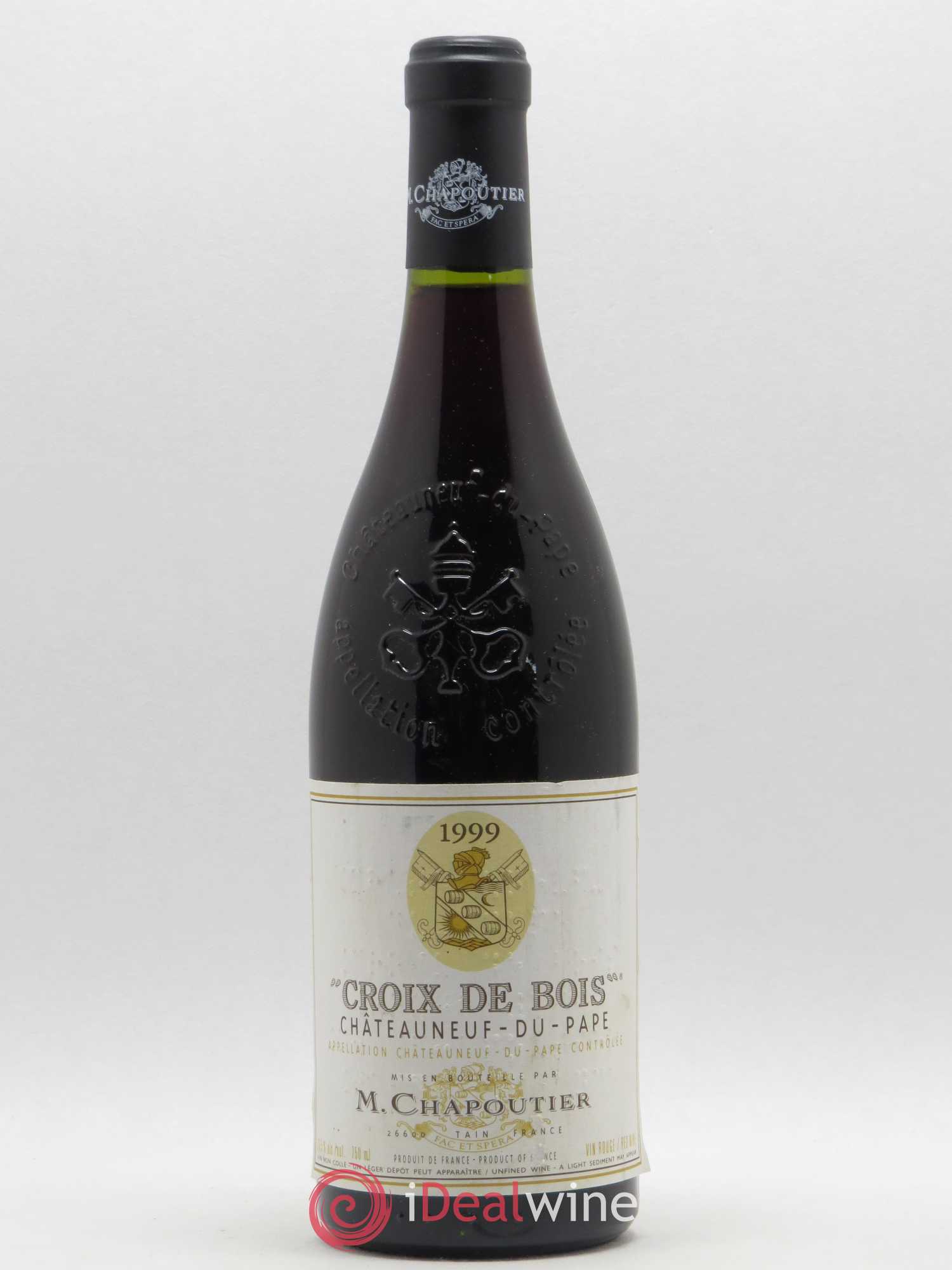 Châteauneuf-du-Pape Croix de Bois Chapoutier 1999 - Lot de 1 bouteille - 0