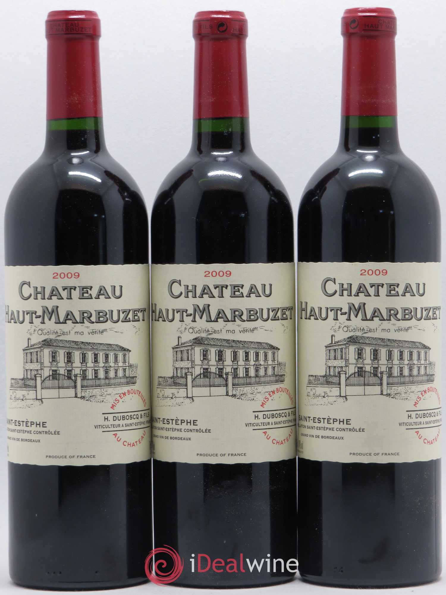 Château Haut Marbuzet 2009 - Lot de 6 bouteilles - 1