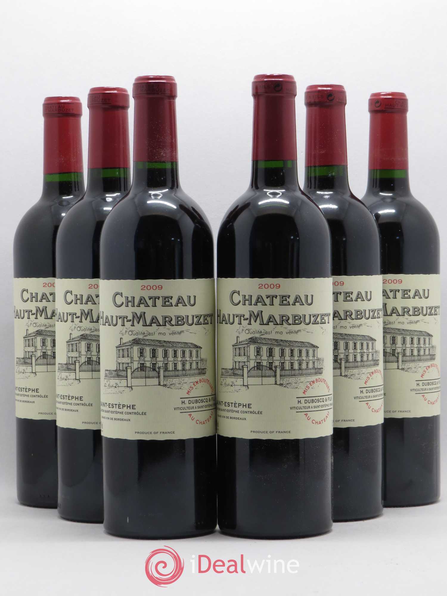 Château Haut Marbuzet 2009 - Lot de 6 bouteilles - 0