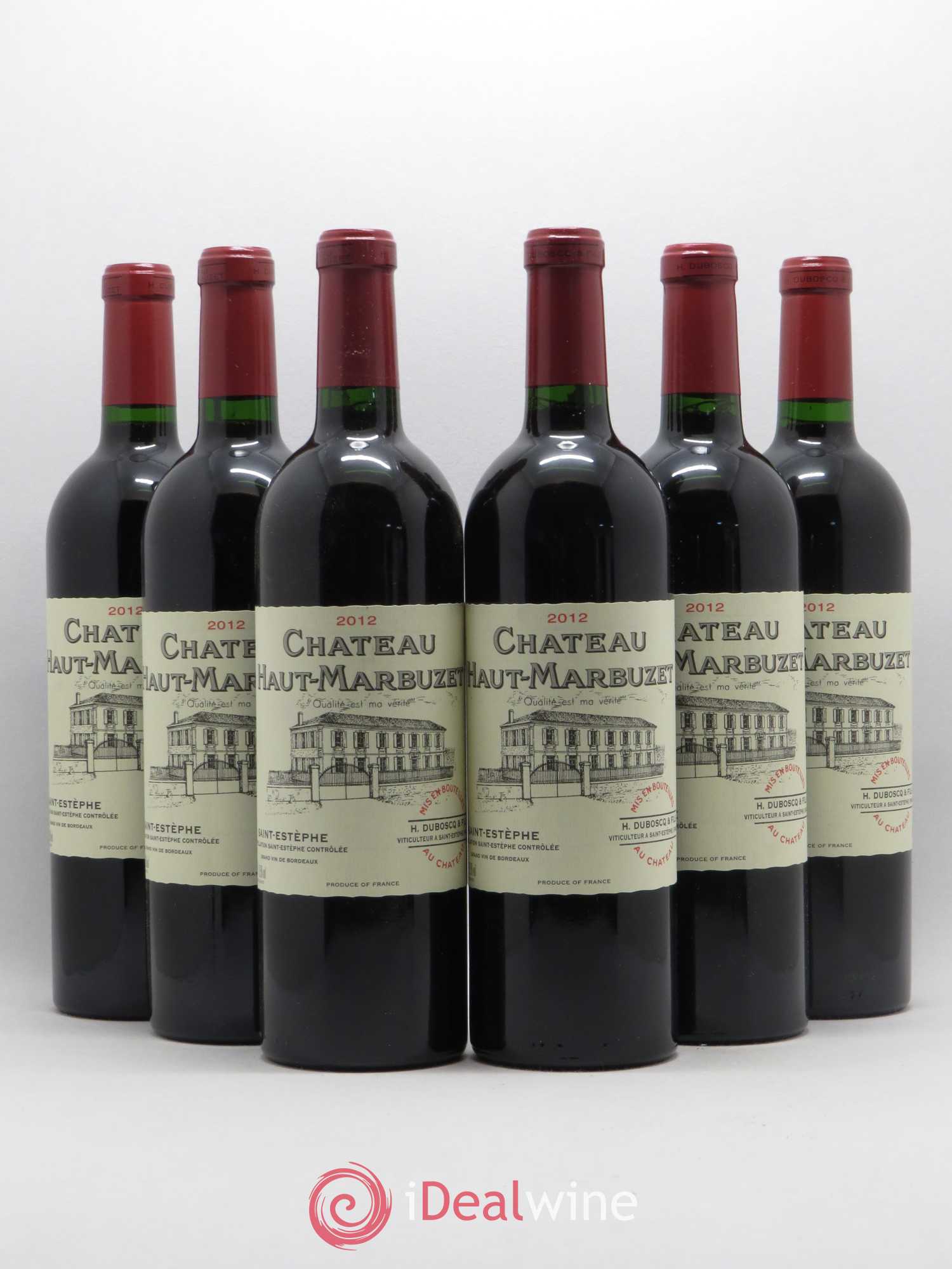 Château Haut Marbuzet 2012 - Lot de 6 bouteilles - 0