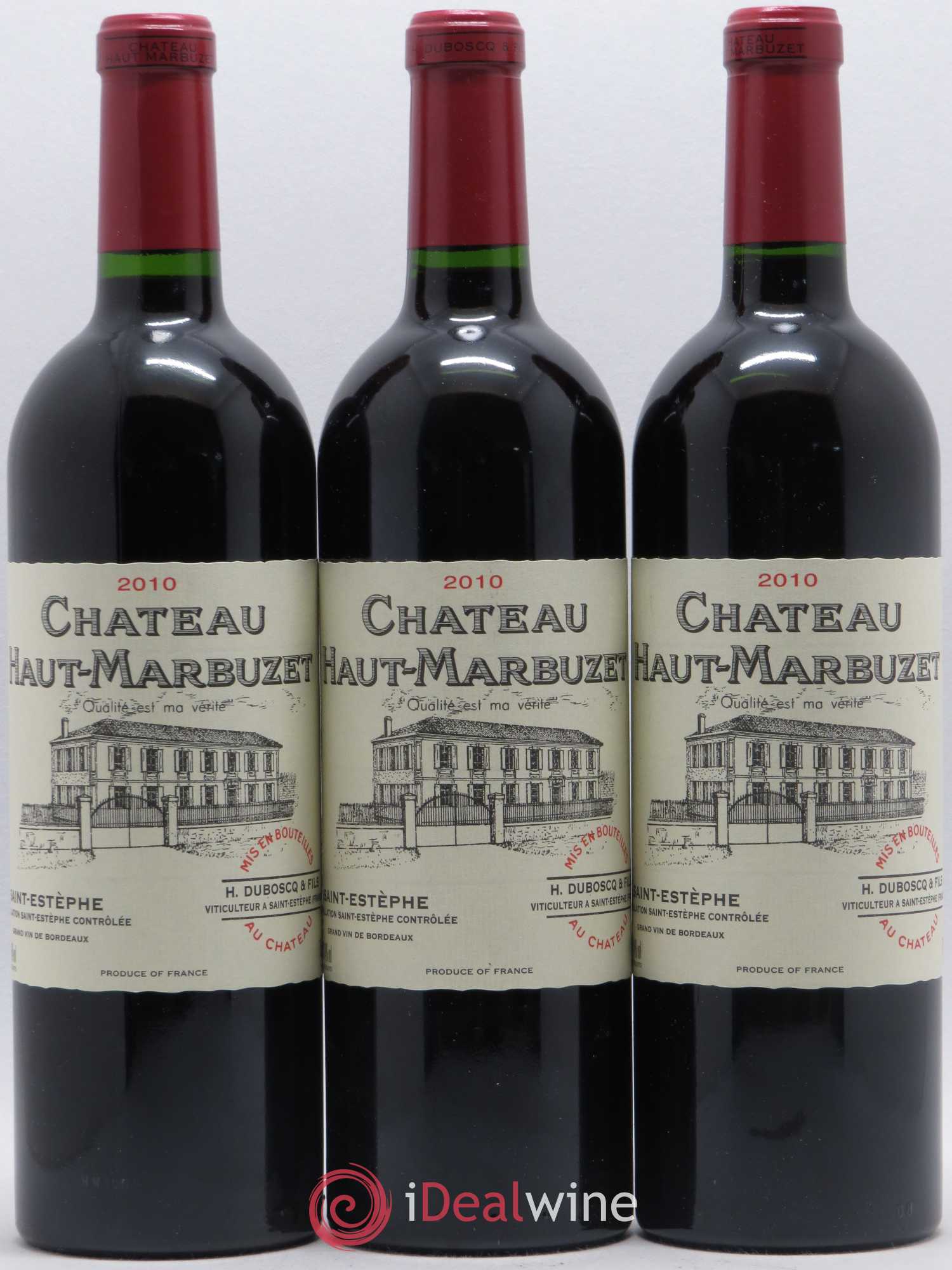 Château Haut Marbuzet 2010 - Lot de 6 bouteilles - 1