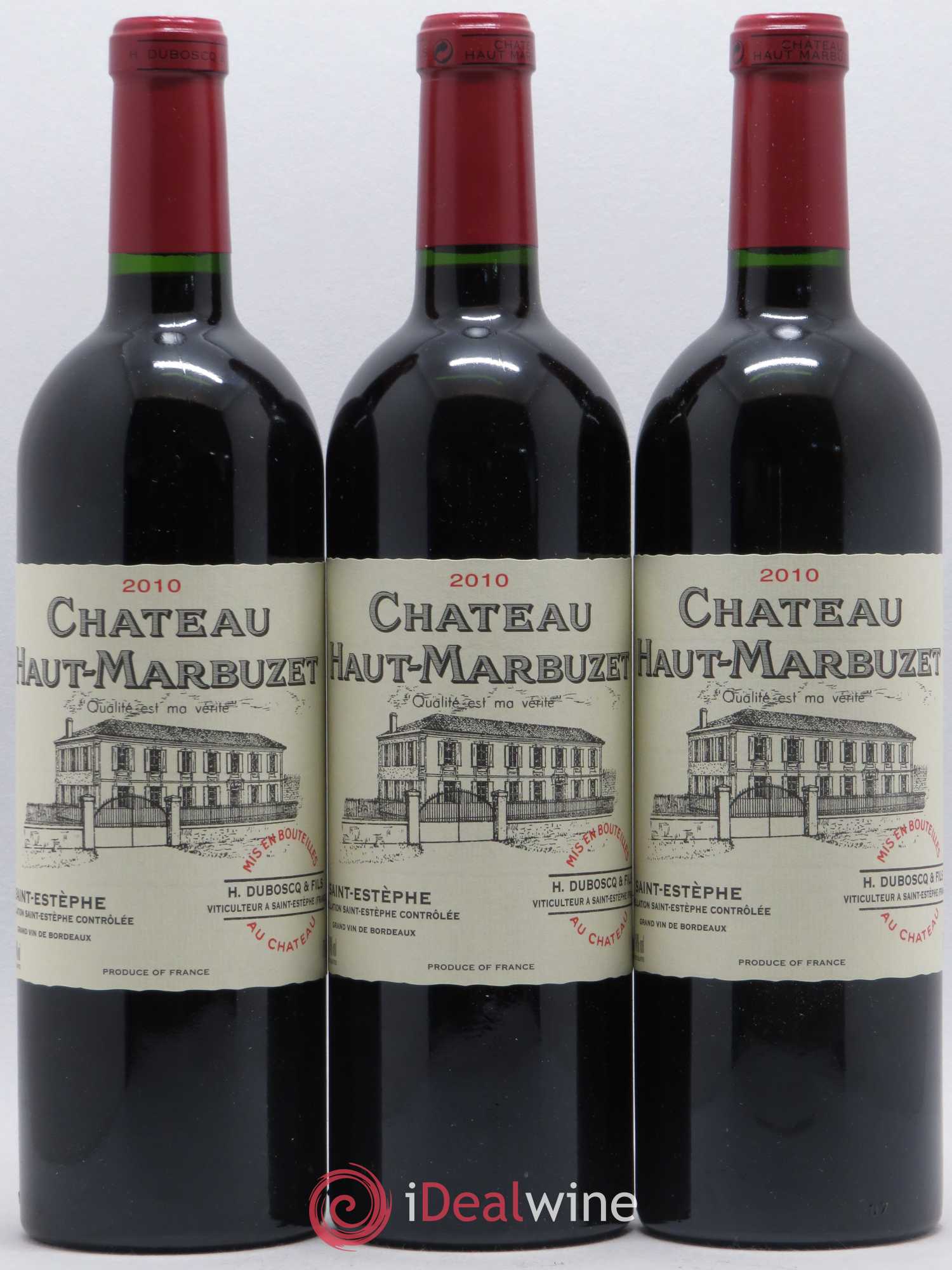 Château Haut Marbuzet 2010 - Lot de 6 bouteilles - 2