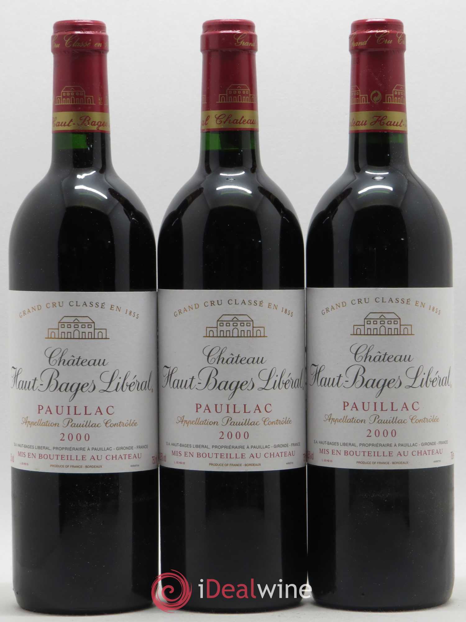 Château Haut Bages Libéral 5ème Grand Cru Classé 2000 - Lot de 6 bouteilles - 2