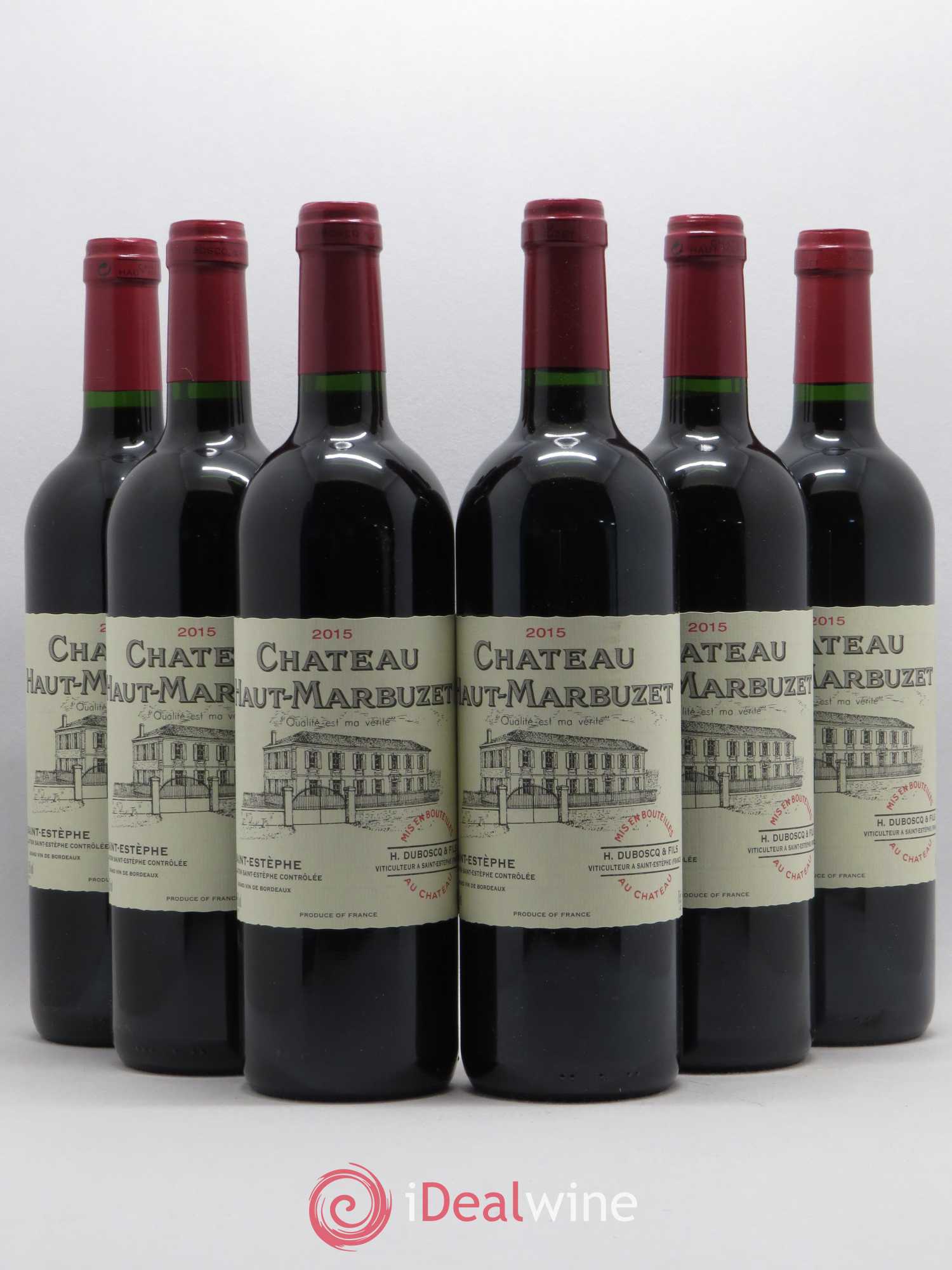 Château Haut Marbuzet 2015 - Lot de 6 bouteilles - 0